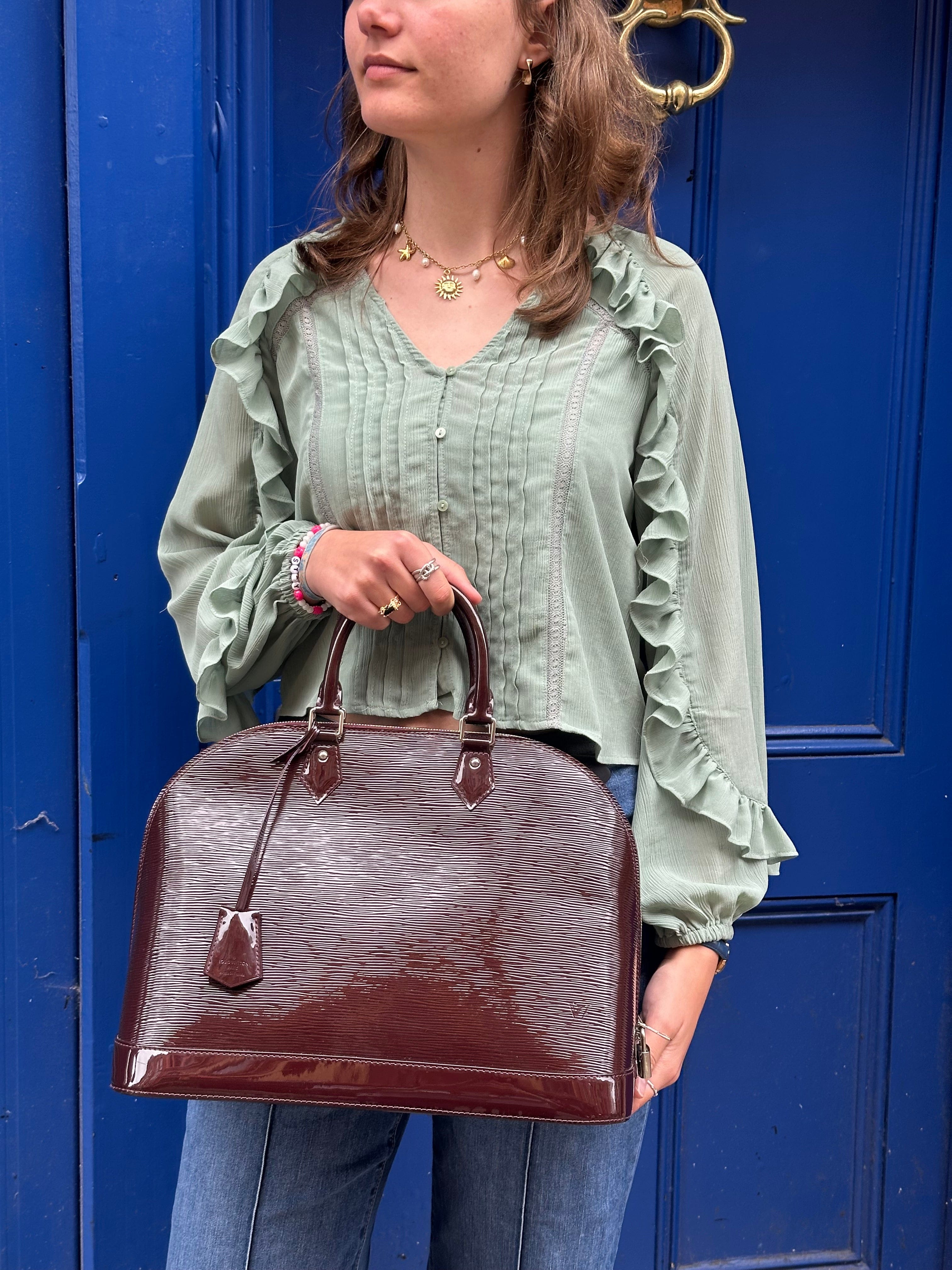 Louis Vuitton Amarante Epi Leather Alma GM
