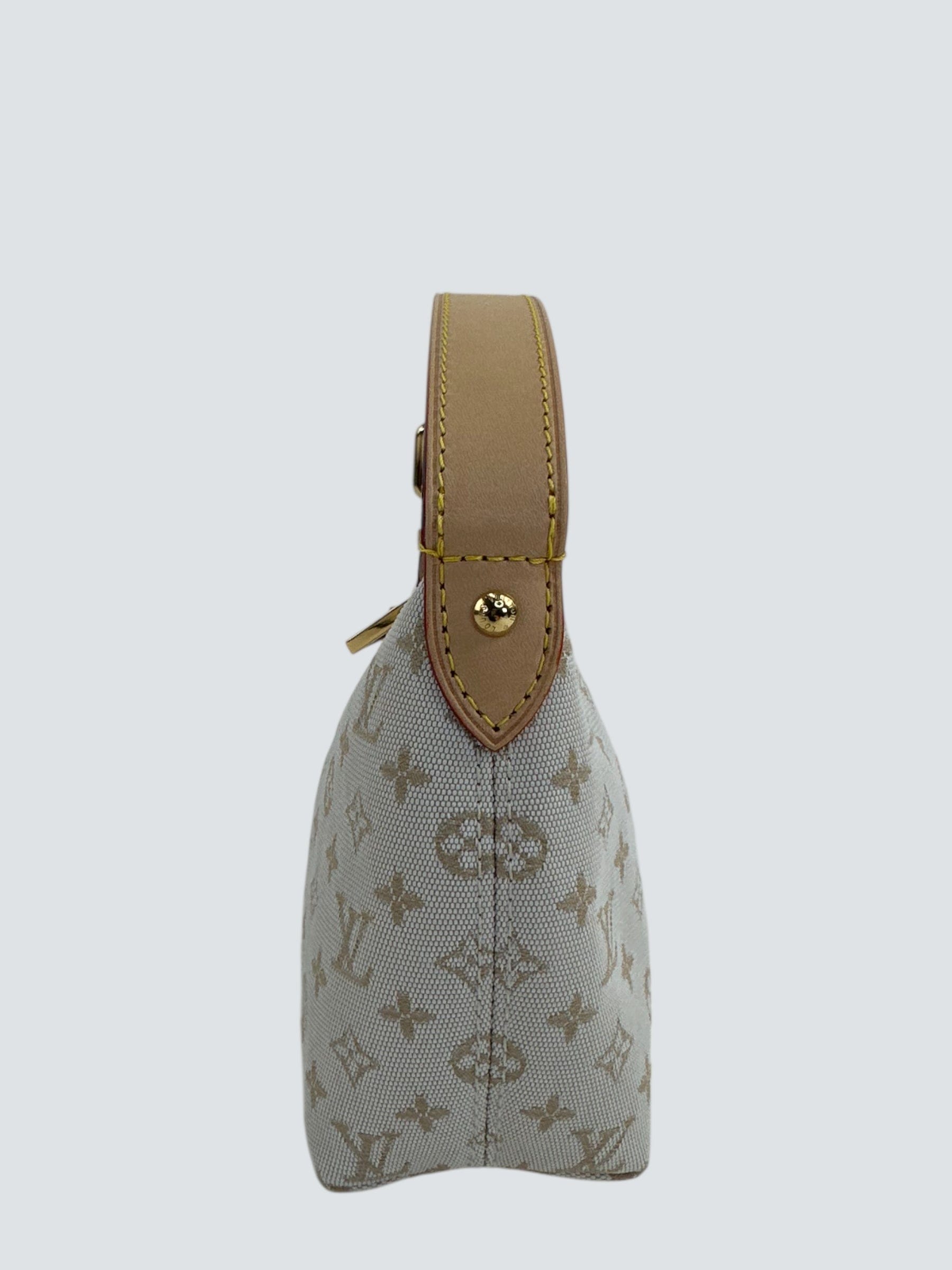 Louis Vuitton Cream Monogram Canvas Hills Pochette