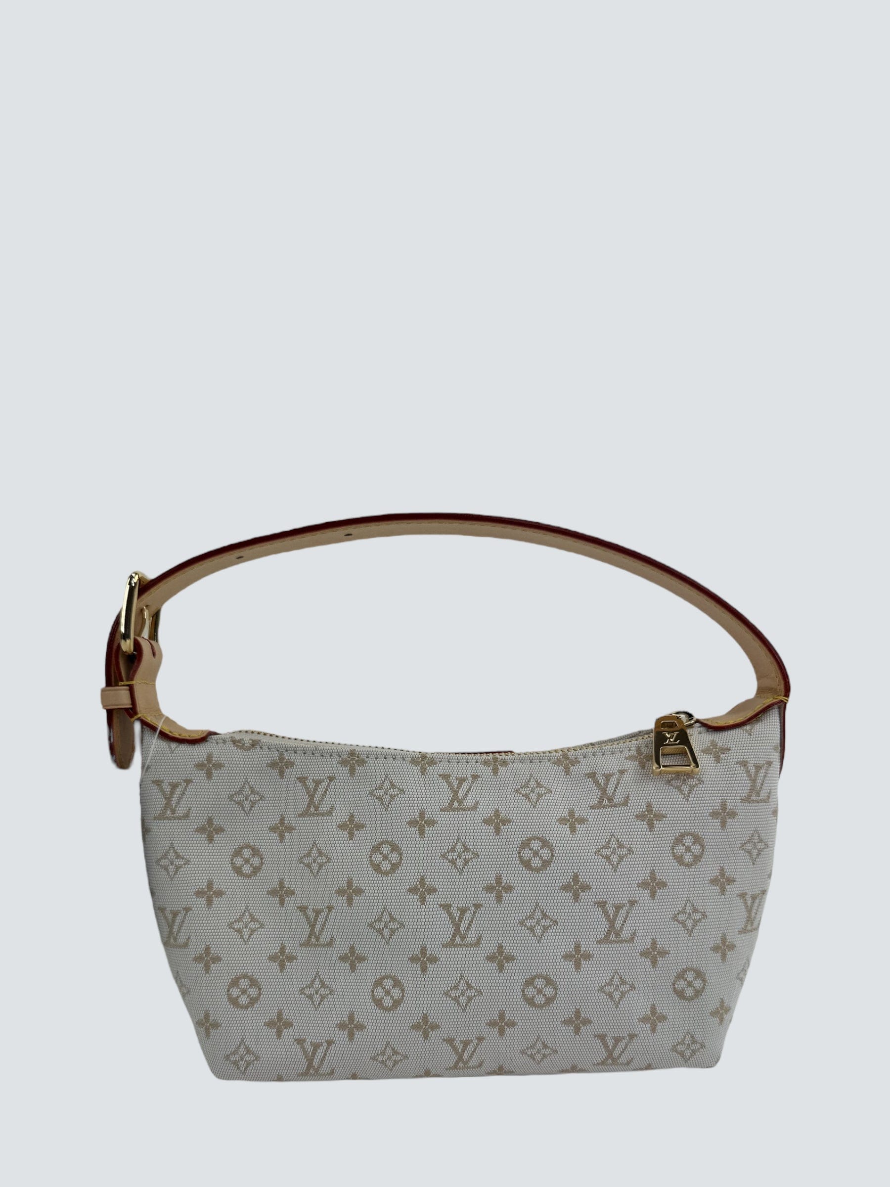 Louis Vuitton Cream Monogram Canvas Hills Pochette