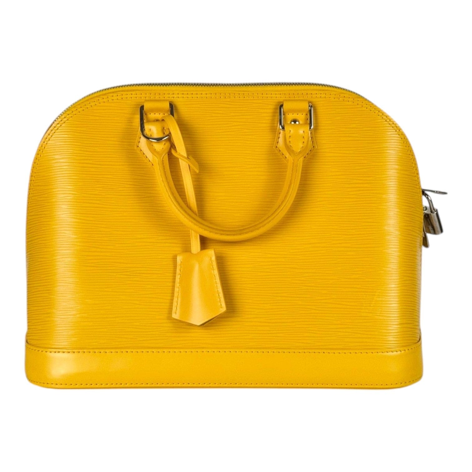 Louis Vuitton Yellow Alma PM In Epi Leather Bag