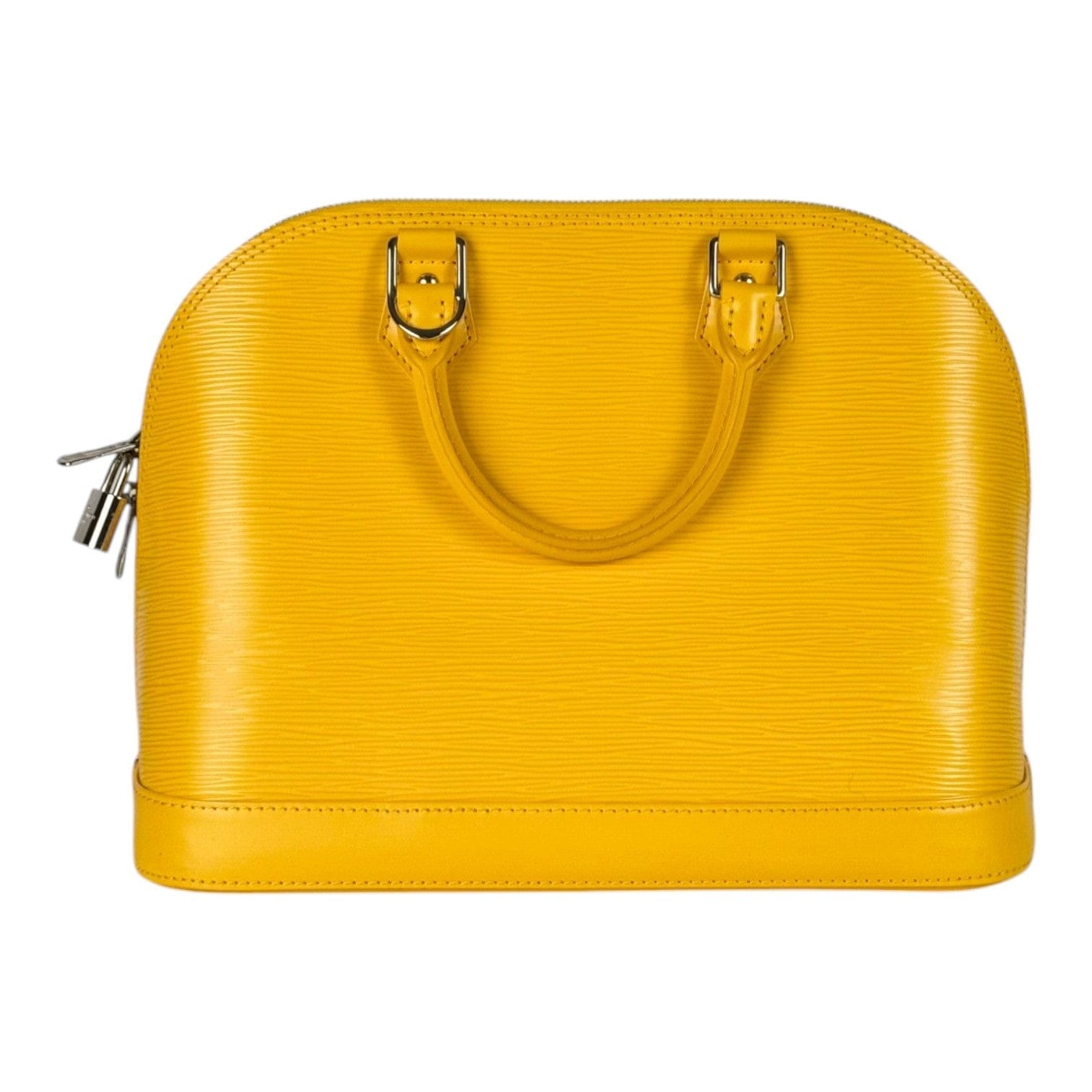 Louis Vuitton Yellow Alma PM In Epi Leather Bag