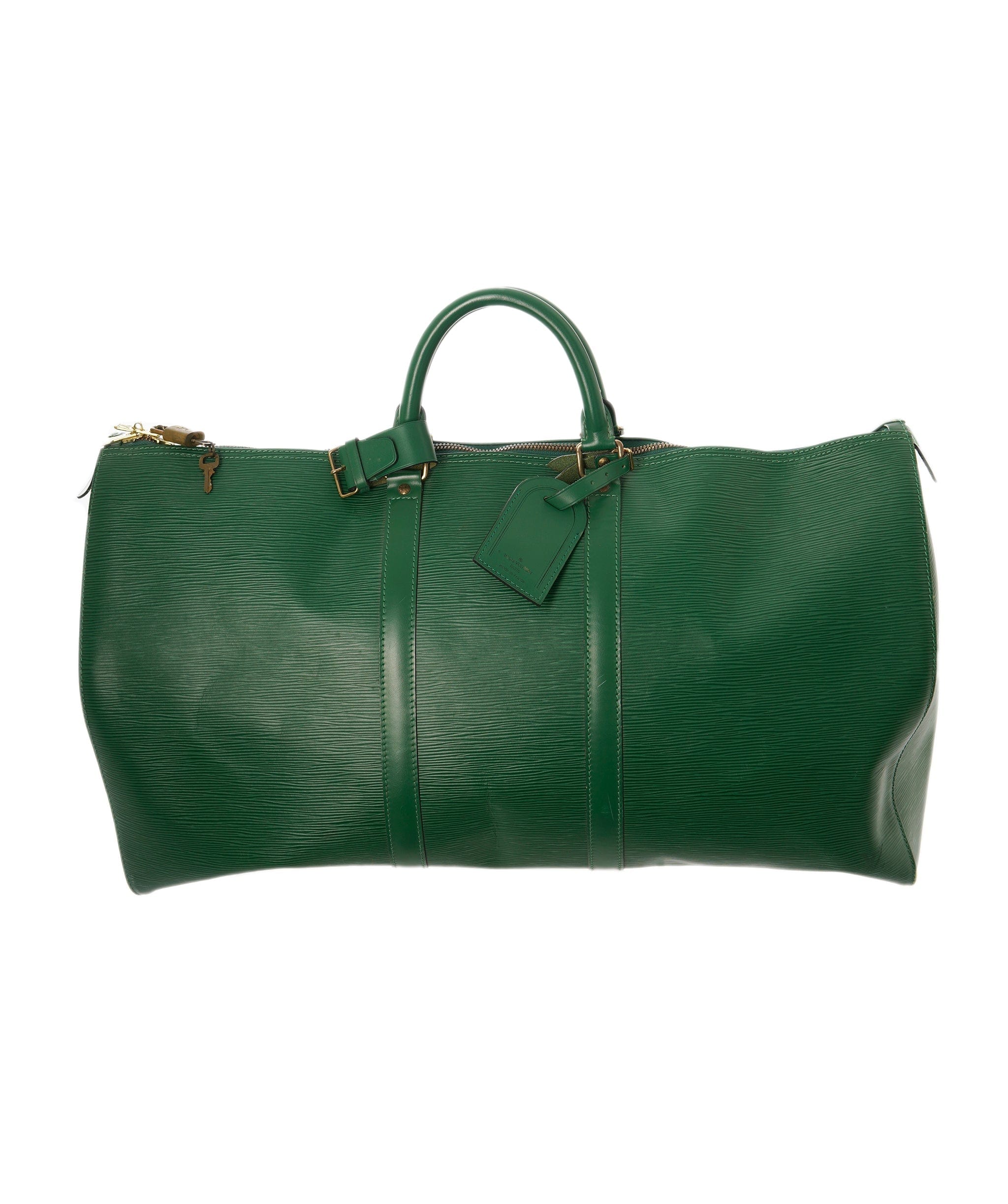 Louis Vuitton LV Green Epi Leather Keepal 55 cm - APC0001