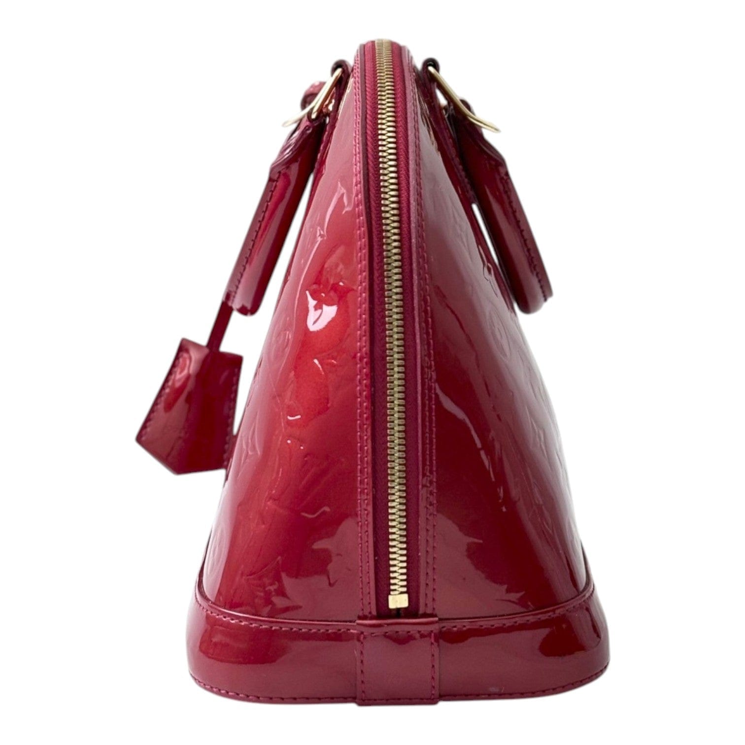 Louis Vuitton Red Alma in Vernis Leather Bag