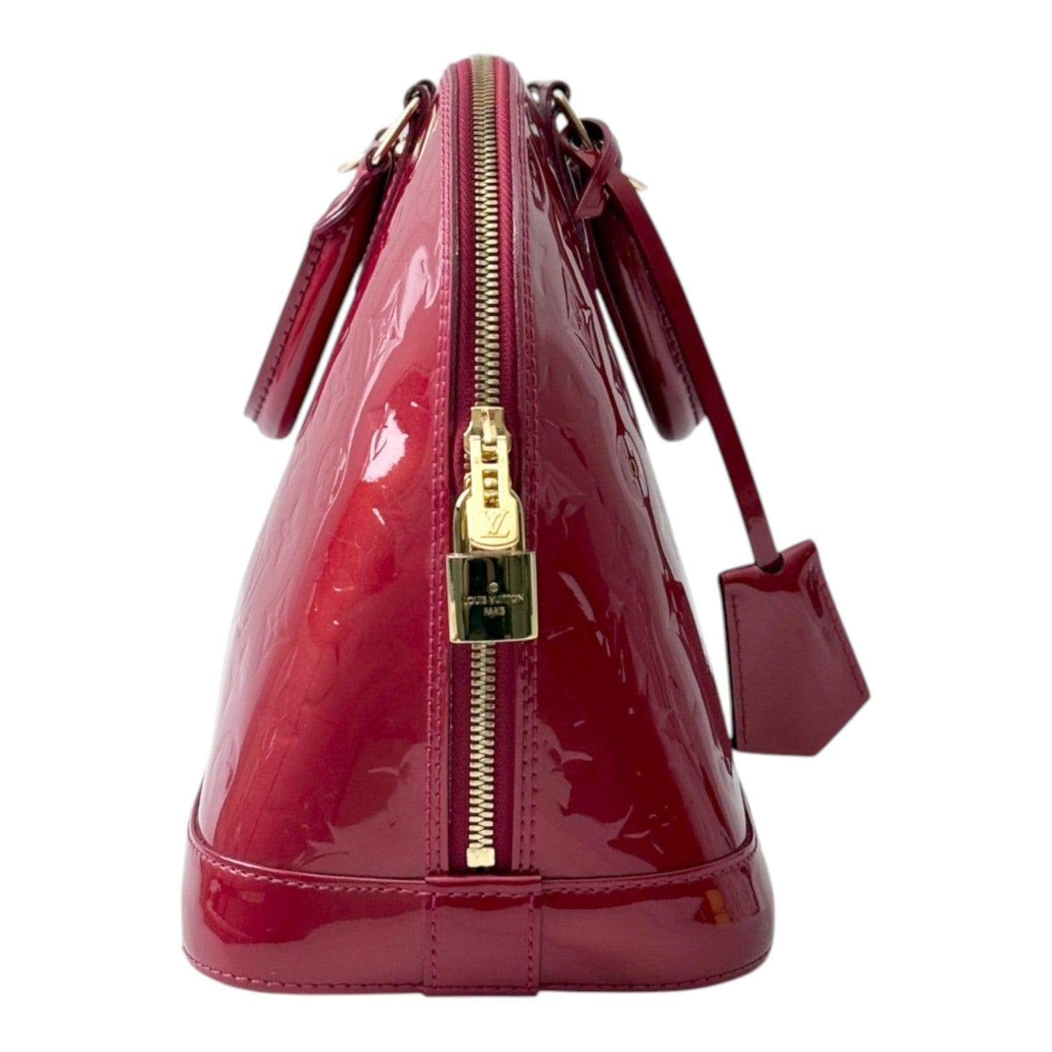 Louis Vuitton Red Alma in Vernis Leather Bag