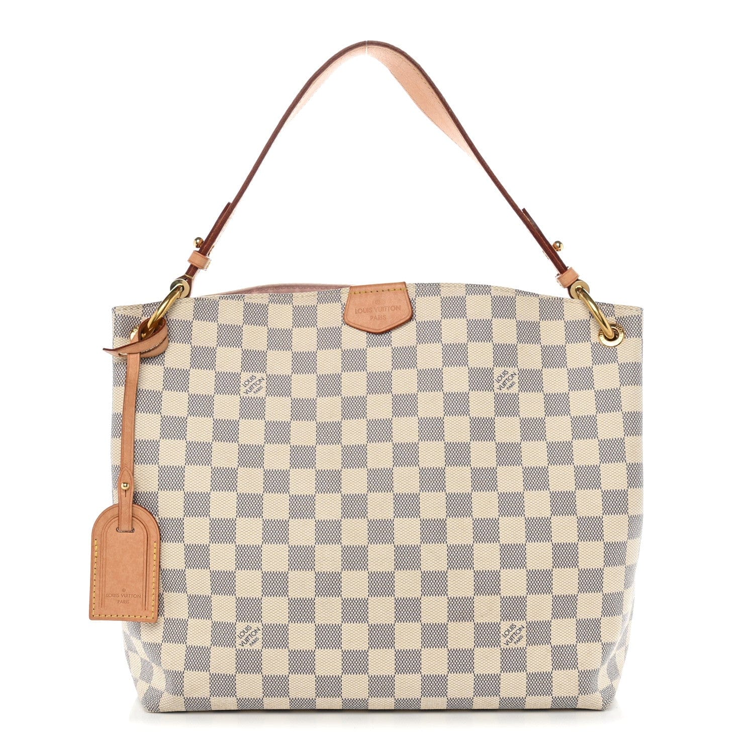 Louis Vuitton Damier Azur Graceful PM Rose Ballerine
