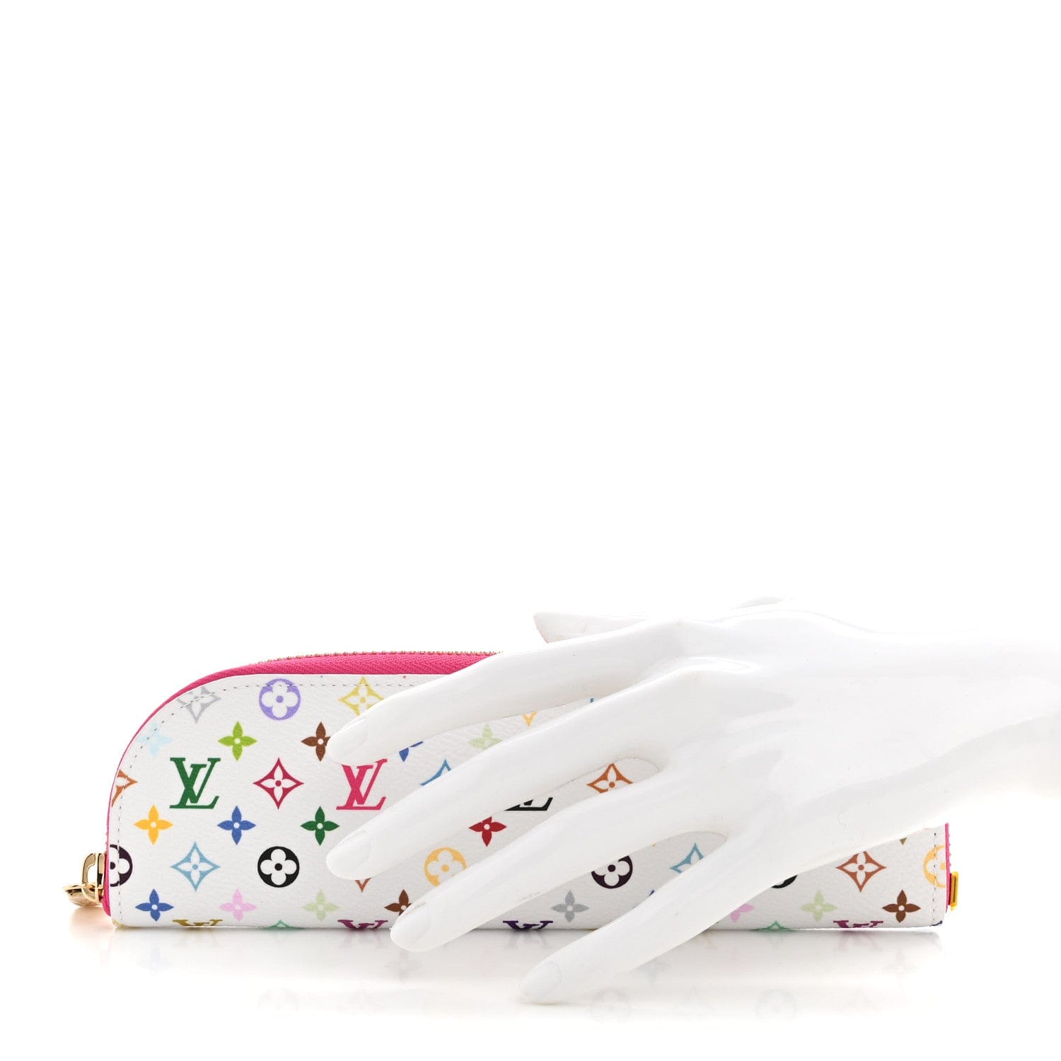 Louis Vuitton LV x TM Monogram Multicolor Charlotte Pencil Pouch Fuchsia