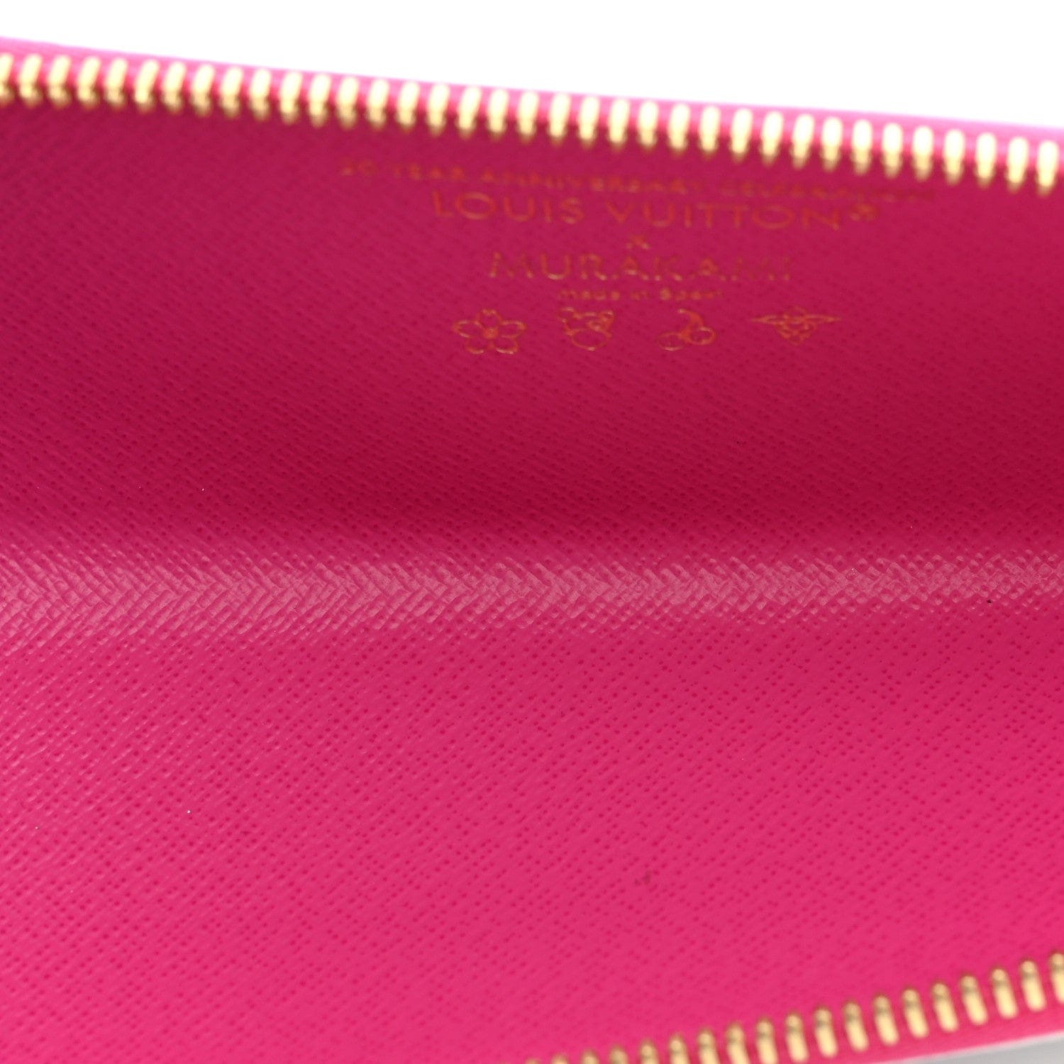 Louis Vuitton LV x TM Monogram Multicolor Charlotte Pencil Pouch Fuchsia