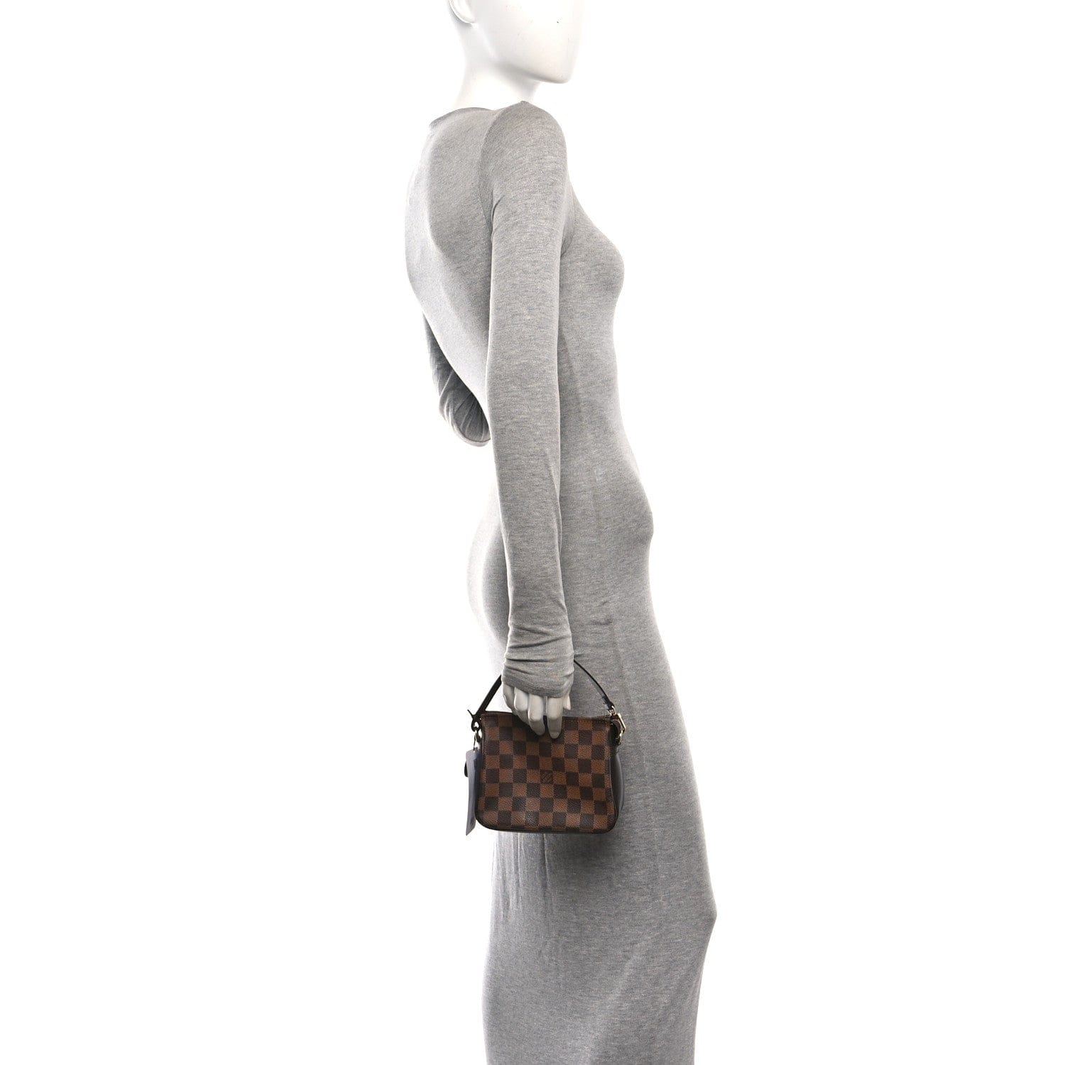 Louis Vuitton Damier Ebene Trousse Make Up Bag Pochette