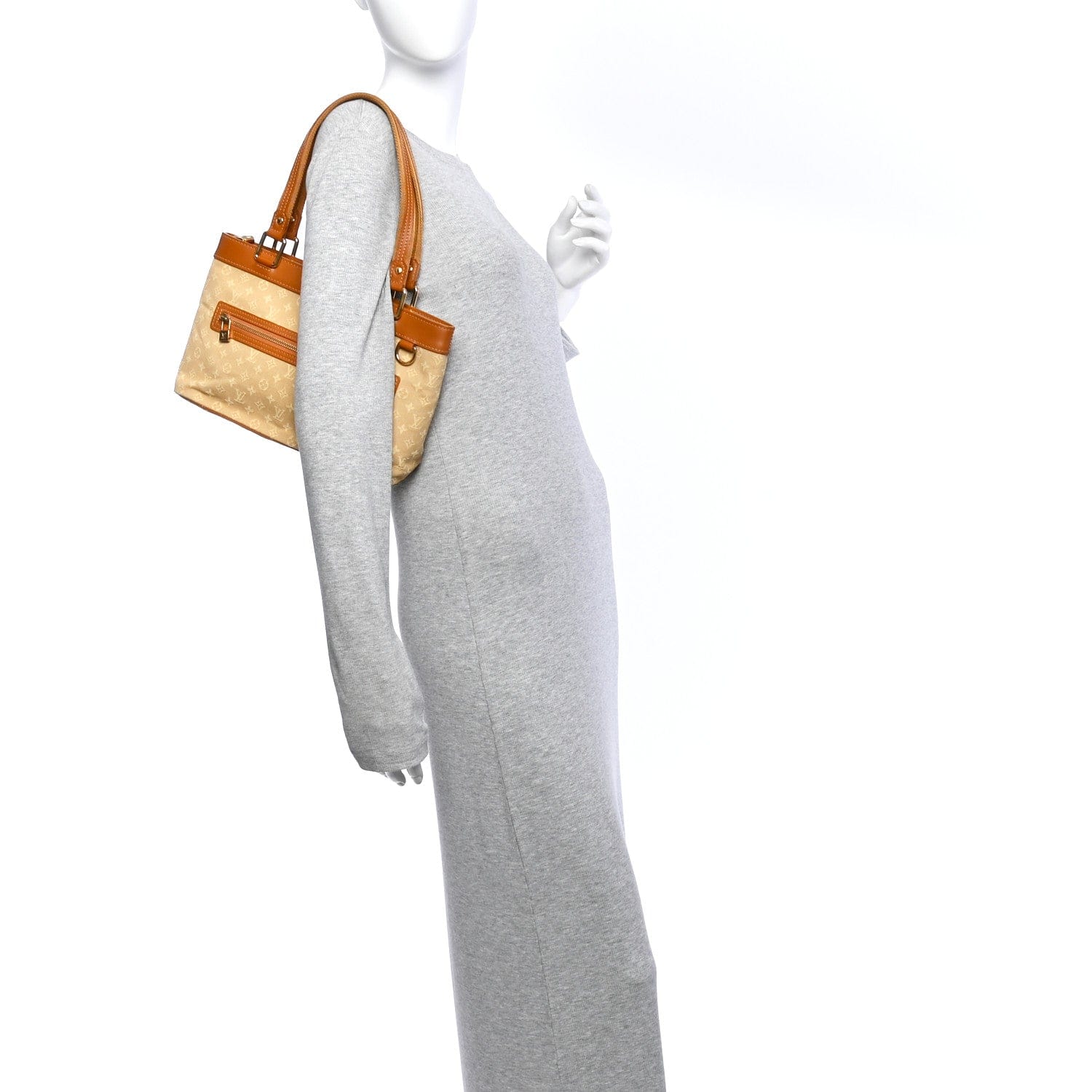 Louis Vuitton Mini Monogram LUCILLE PM Beige