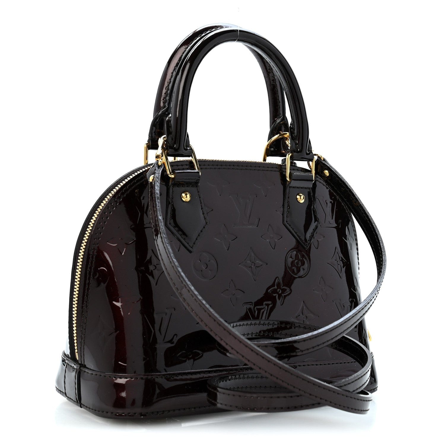 Louis Vuitton Vernis Alma BB Amarante