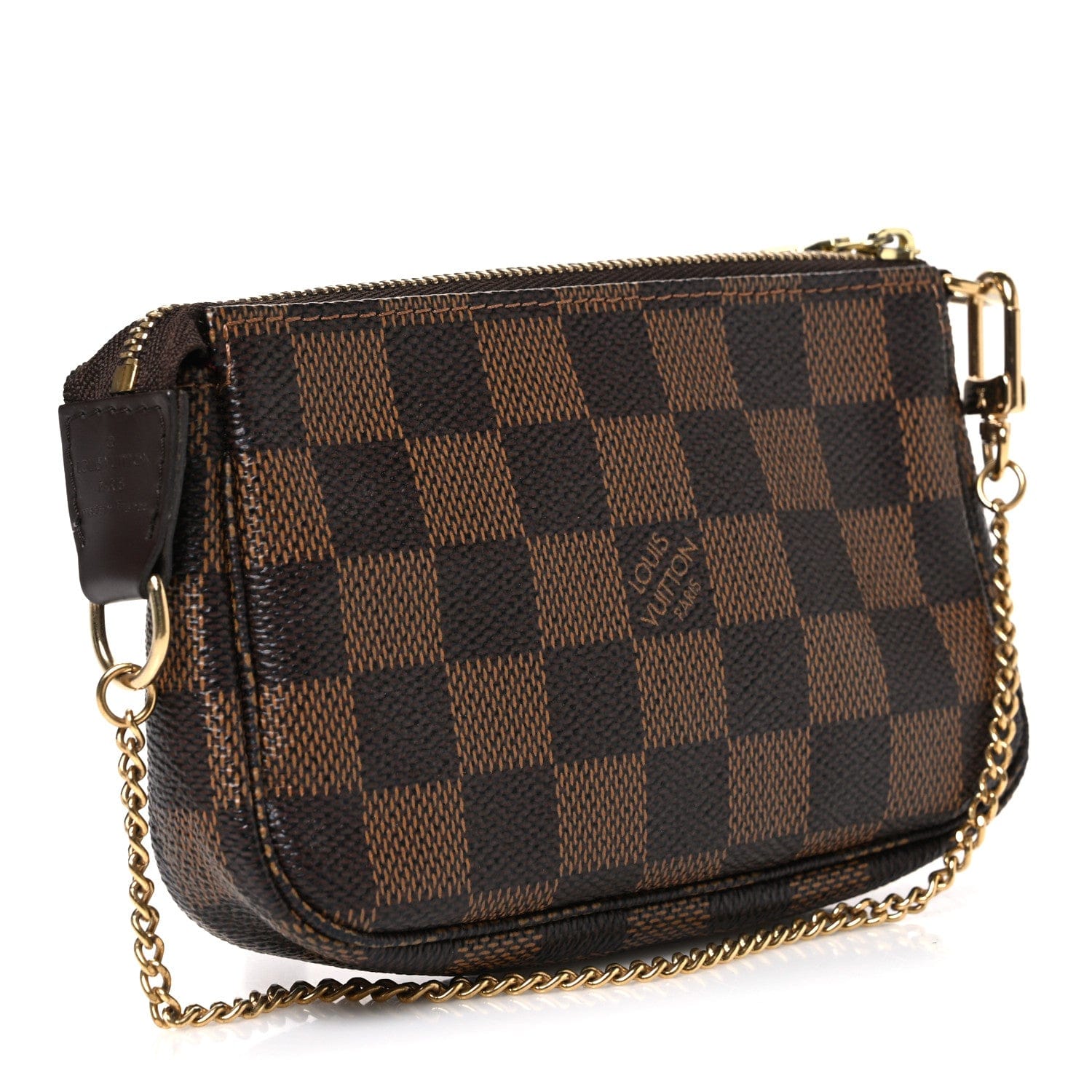 Louis Vuitton Damier Ebene Complice Trunks and Bags Mini Pochette Accessories Red