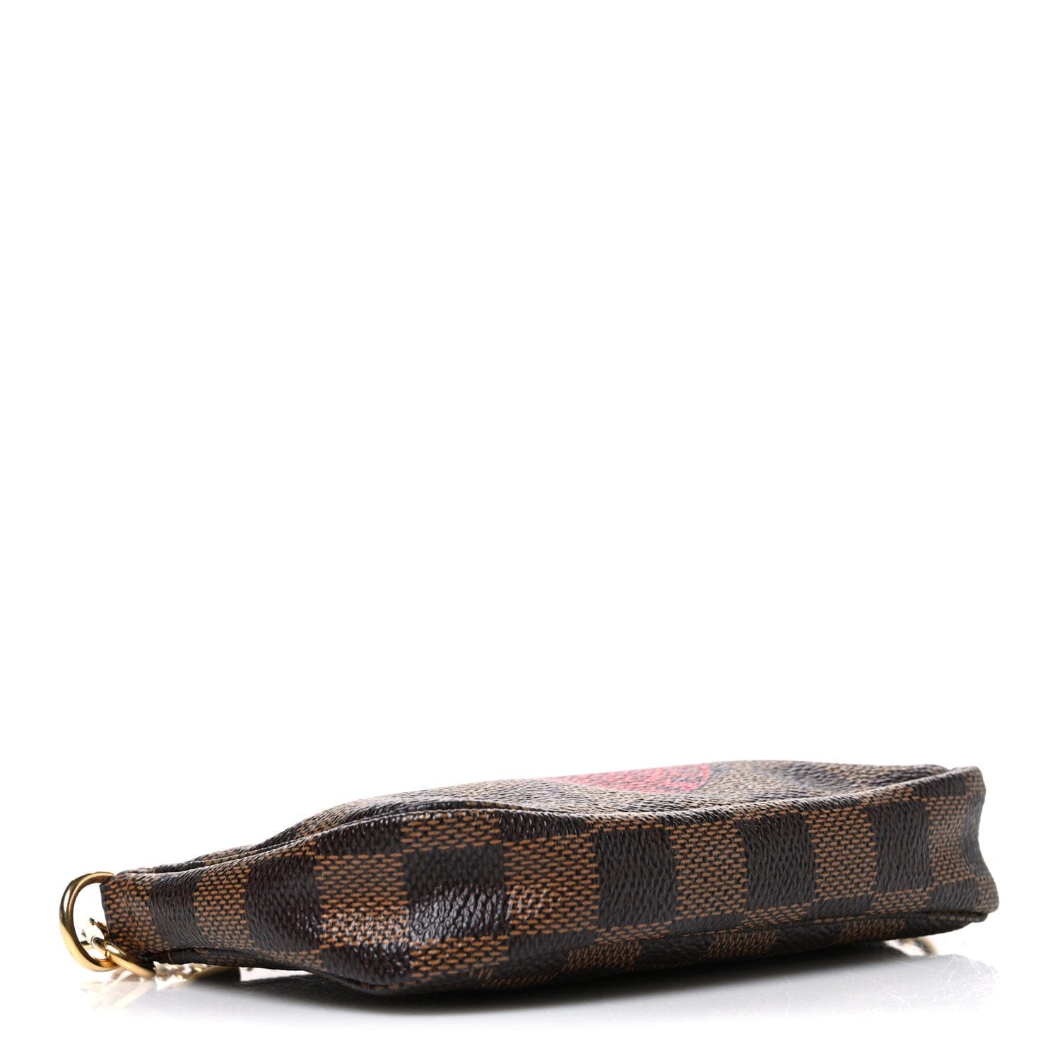 Louis Vuitton Damier Ebene Complice Trunks and Bags Mini Pochette Accessories Red