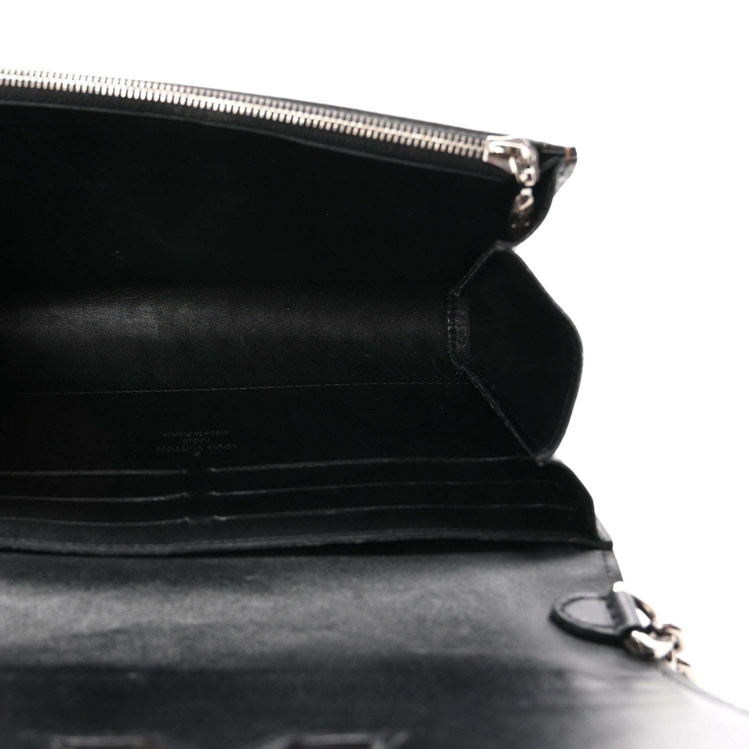 Louis Vuitton Transformed Damier Ebene Time Trunk Twist Chain Wallet