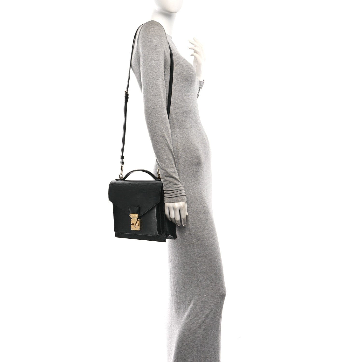 Louis Vuitton Epi Monceau Black