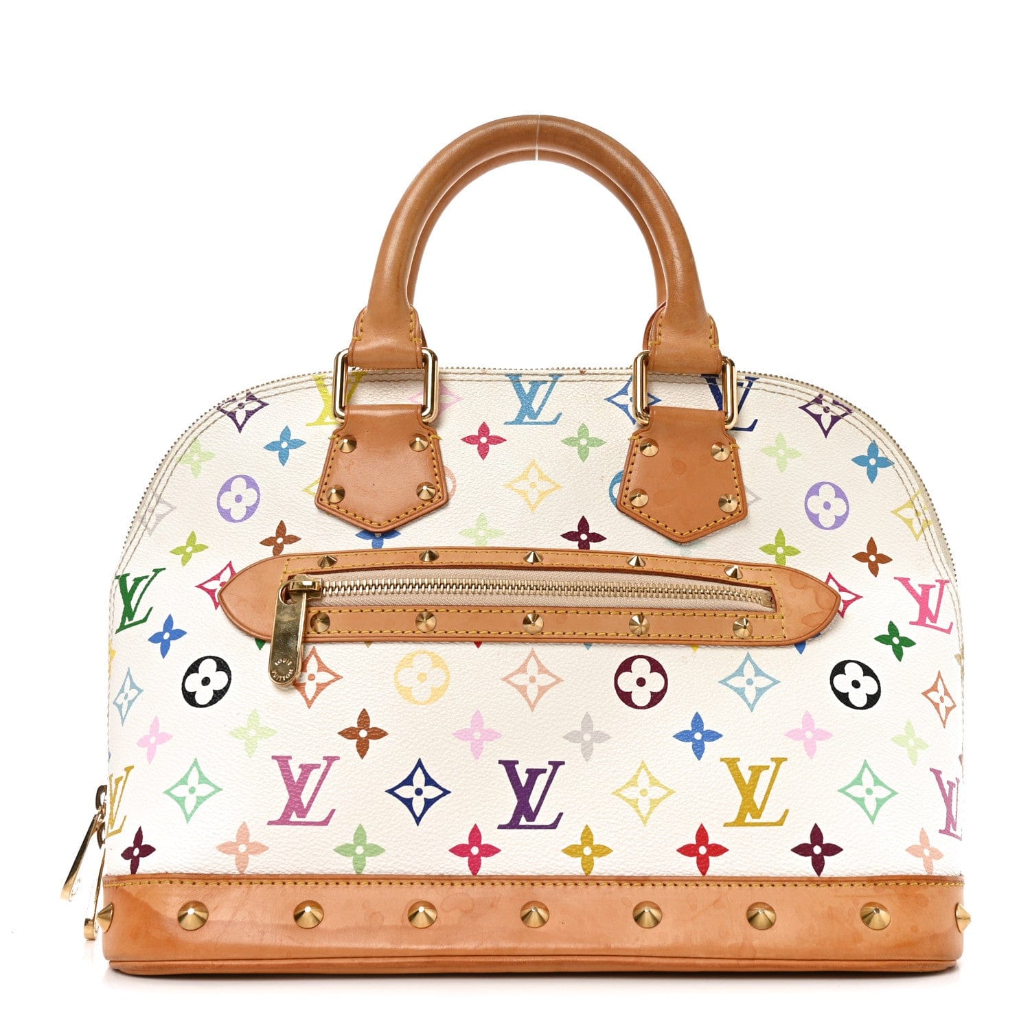 Louis Vuitton Monogram Multicolor Alma PM White