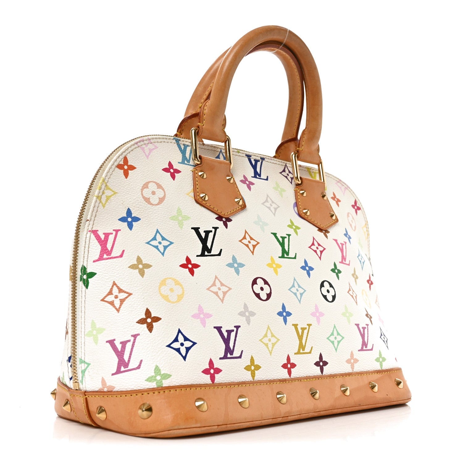 Louis Vuitton Monogram Multicolor Alma PM White