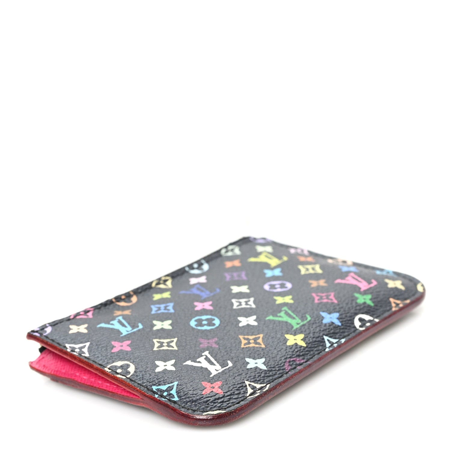 Louis Vuitton Monogram Multicolor Key Pouch Black Grenade