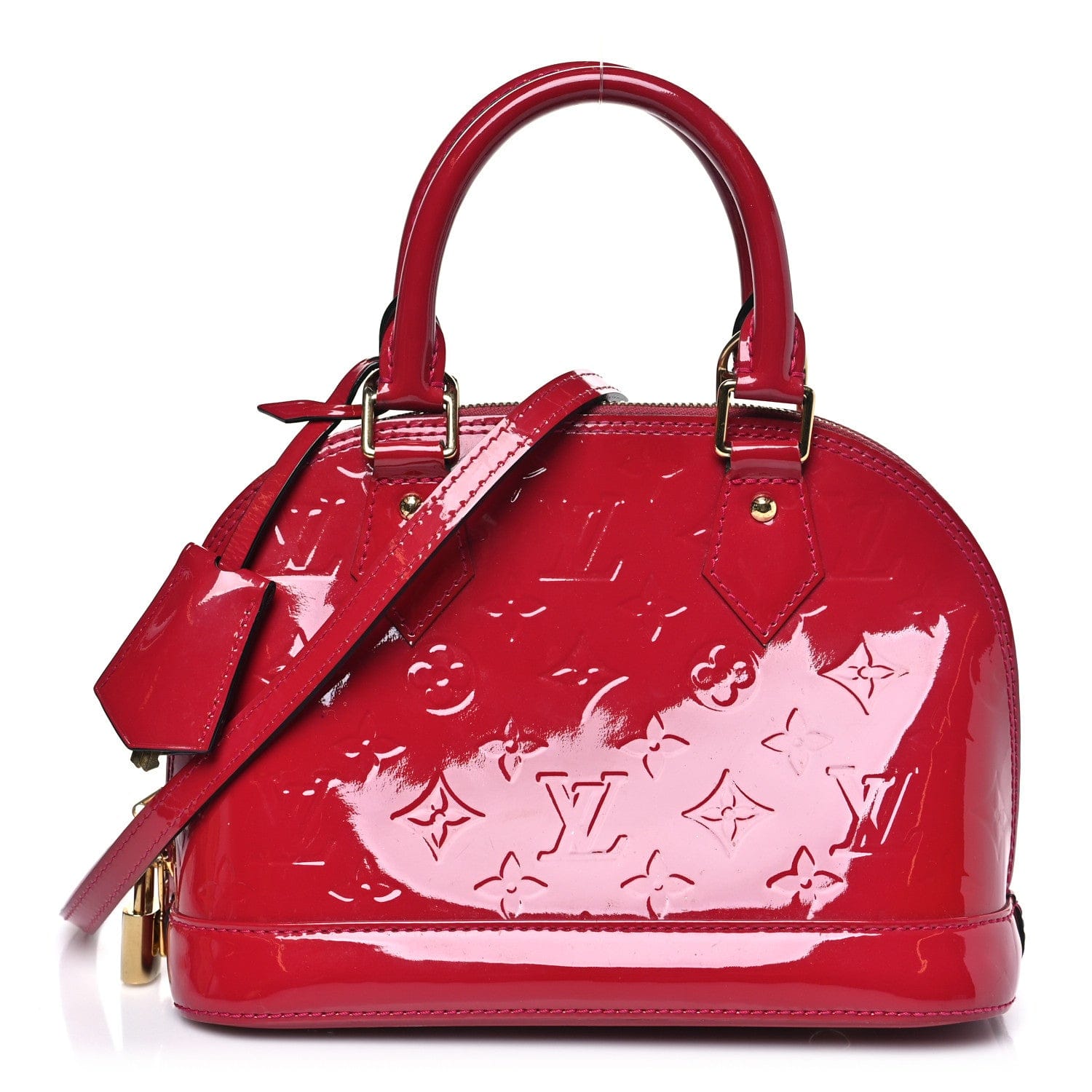 Louis Vuitton Vernis Alma BB Rose Indien