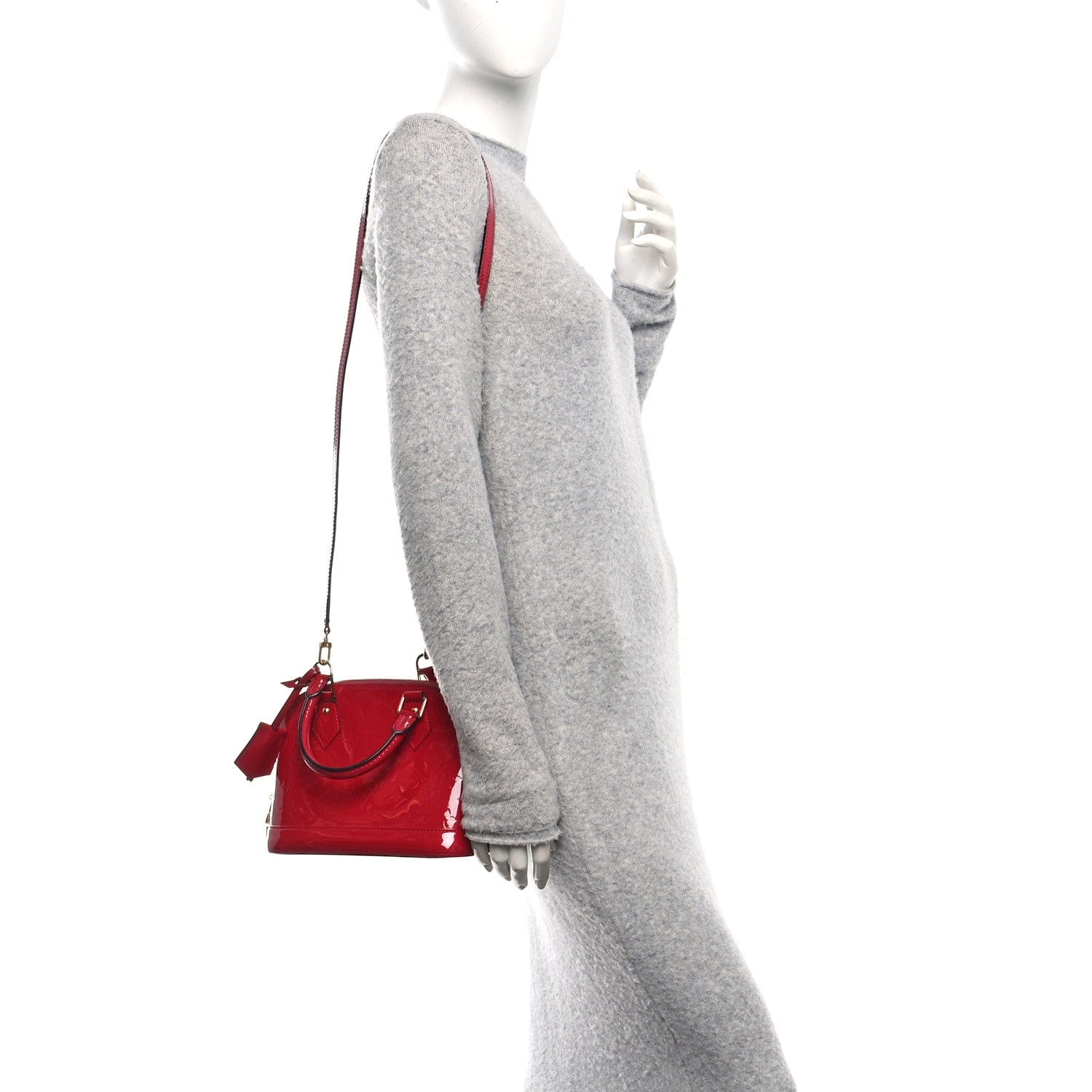 Louis Vuitton Vernis Alma BB Rose Indien