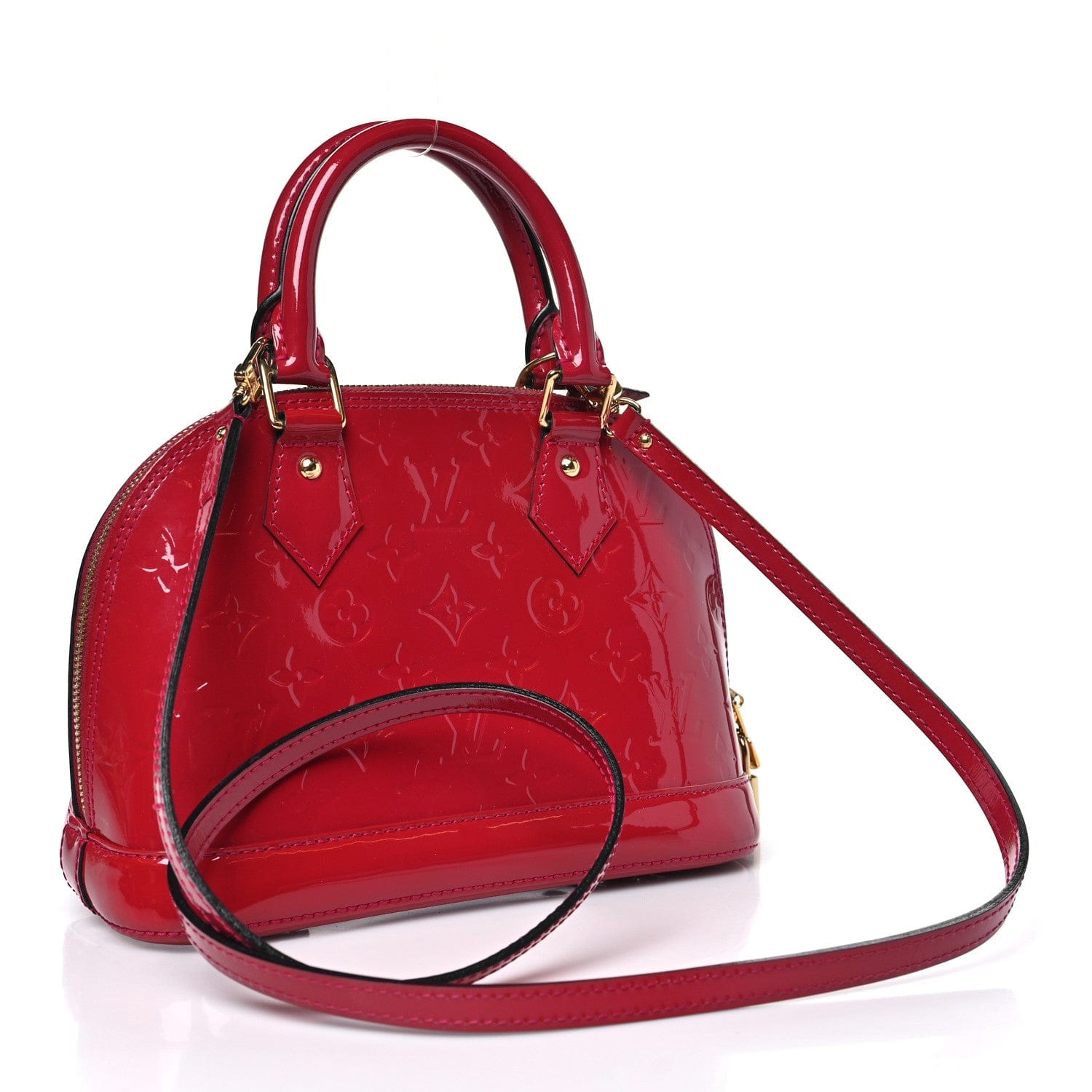 Louis Vuitton Vernis Alma BB Rose Indien