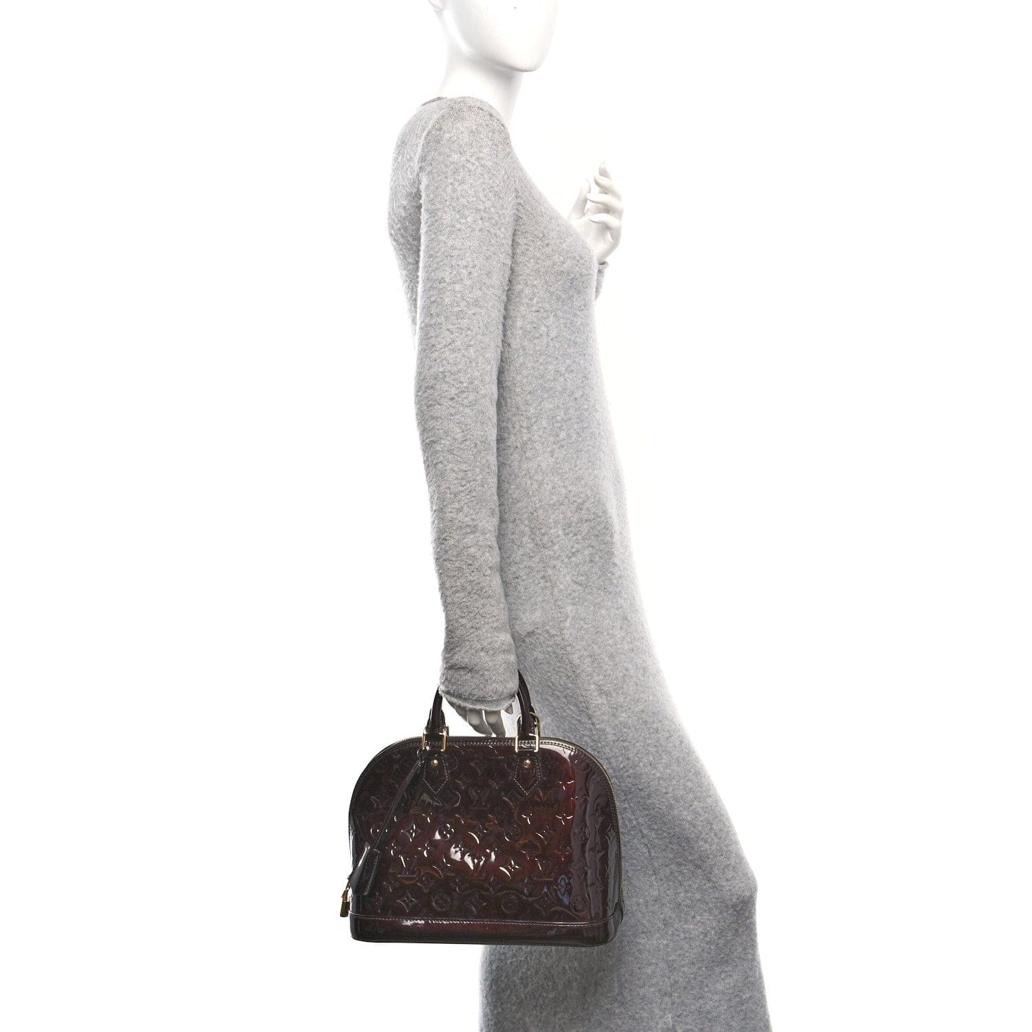 Louis Vuitton Vernis Alma MM Amarante