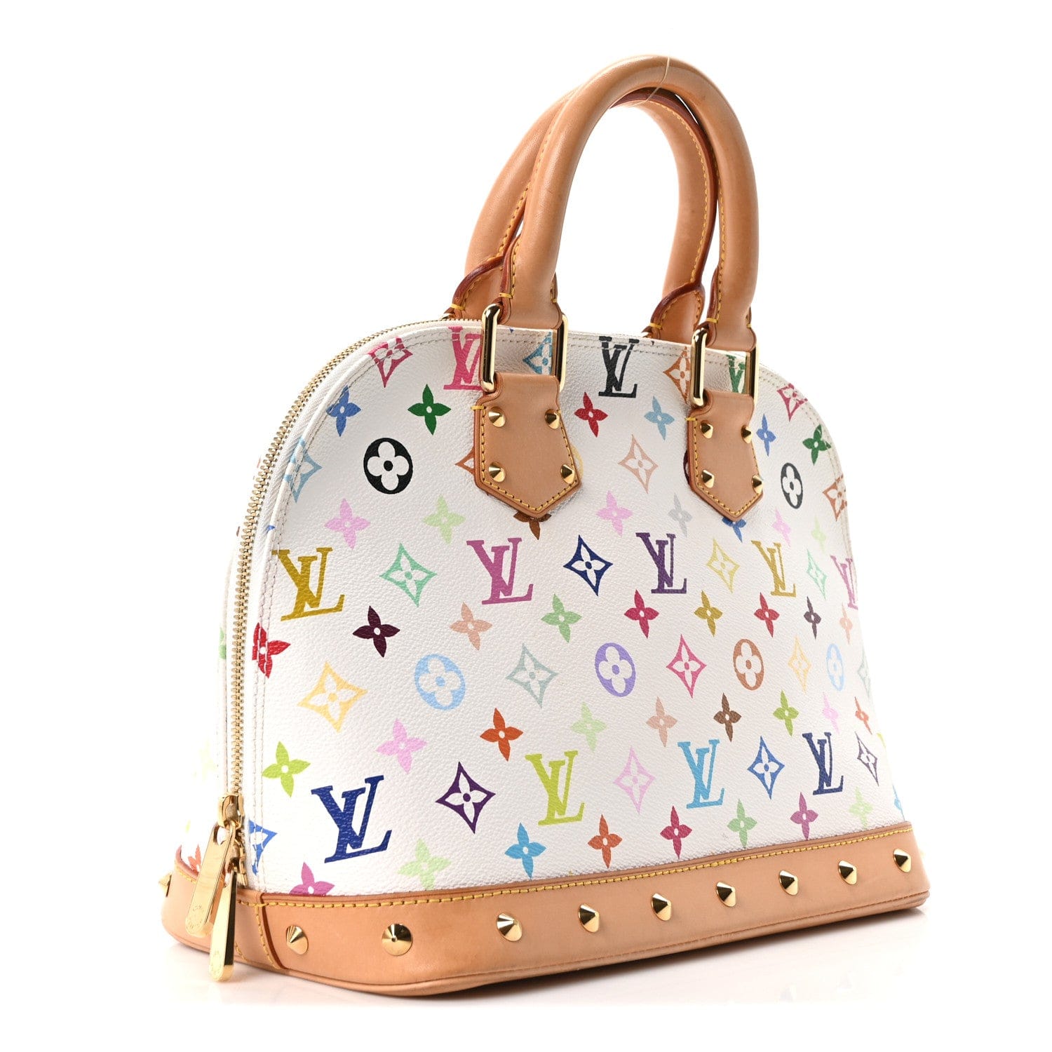 Louis Vuitton Monogram Multicolor Alma White