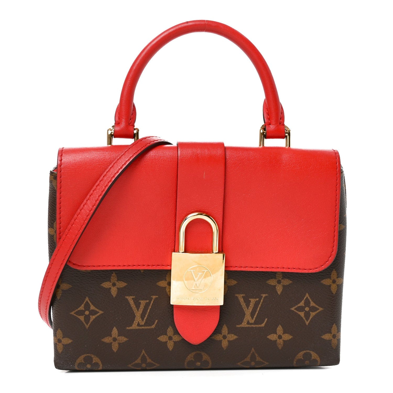 Louis Vuitton Monogram Locky BB Coquelicot
