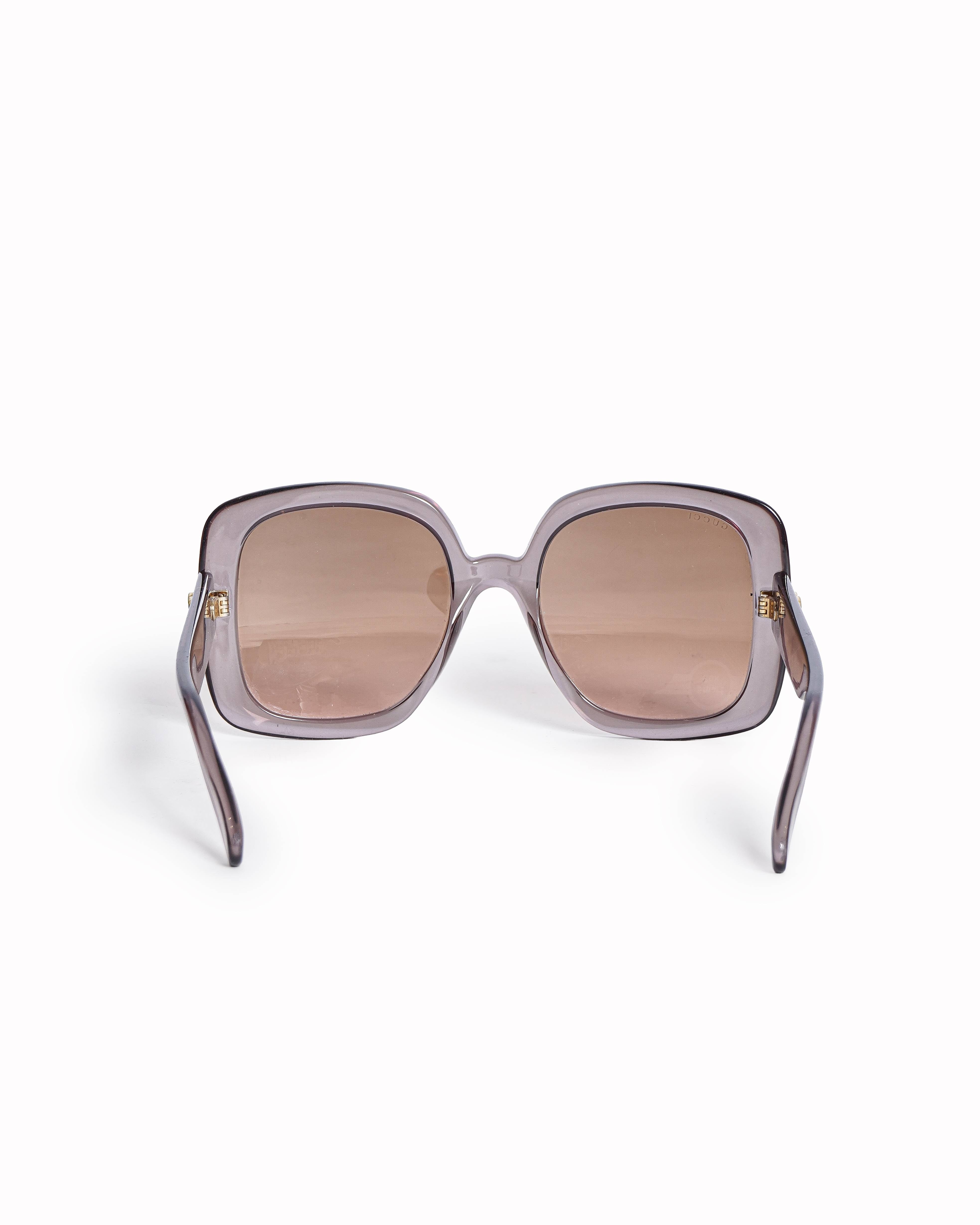 Gucci Oversized Women's Sunglasses In Brown
