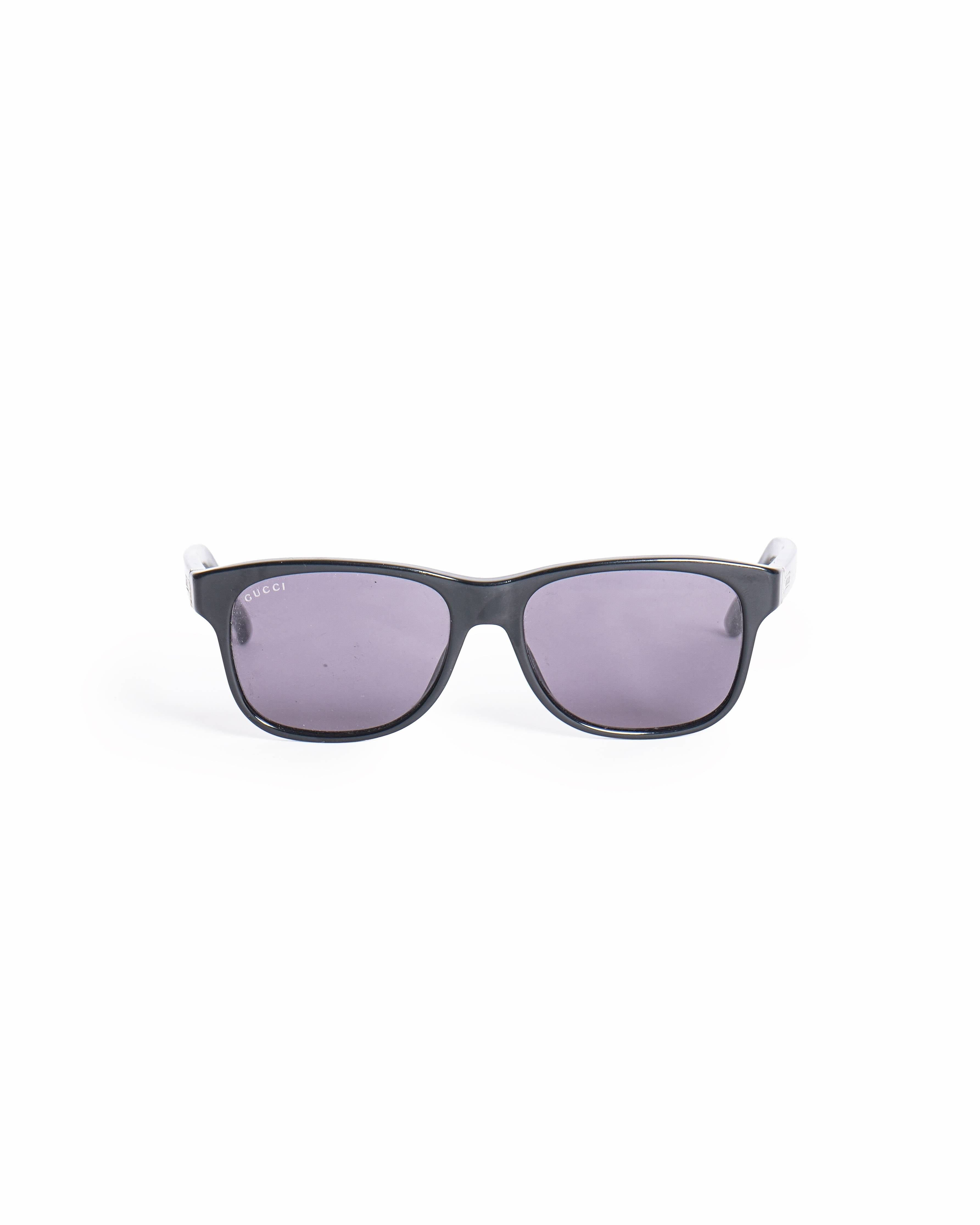 Gucci Men's Polished Black Square - Frame Sunglasses