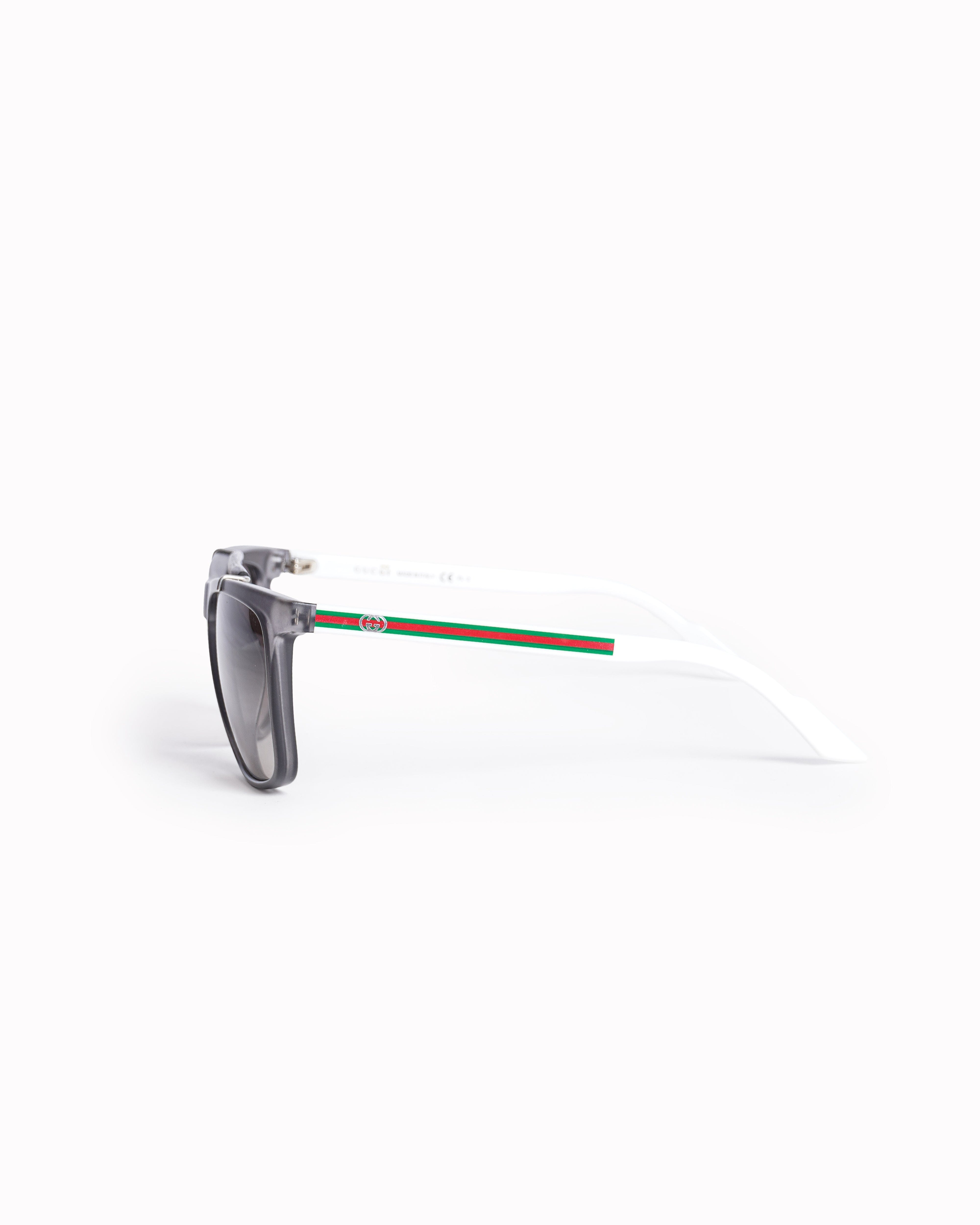 Gucci Men's Matte Black Square Sunglasses