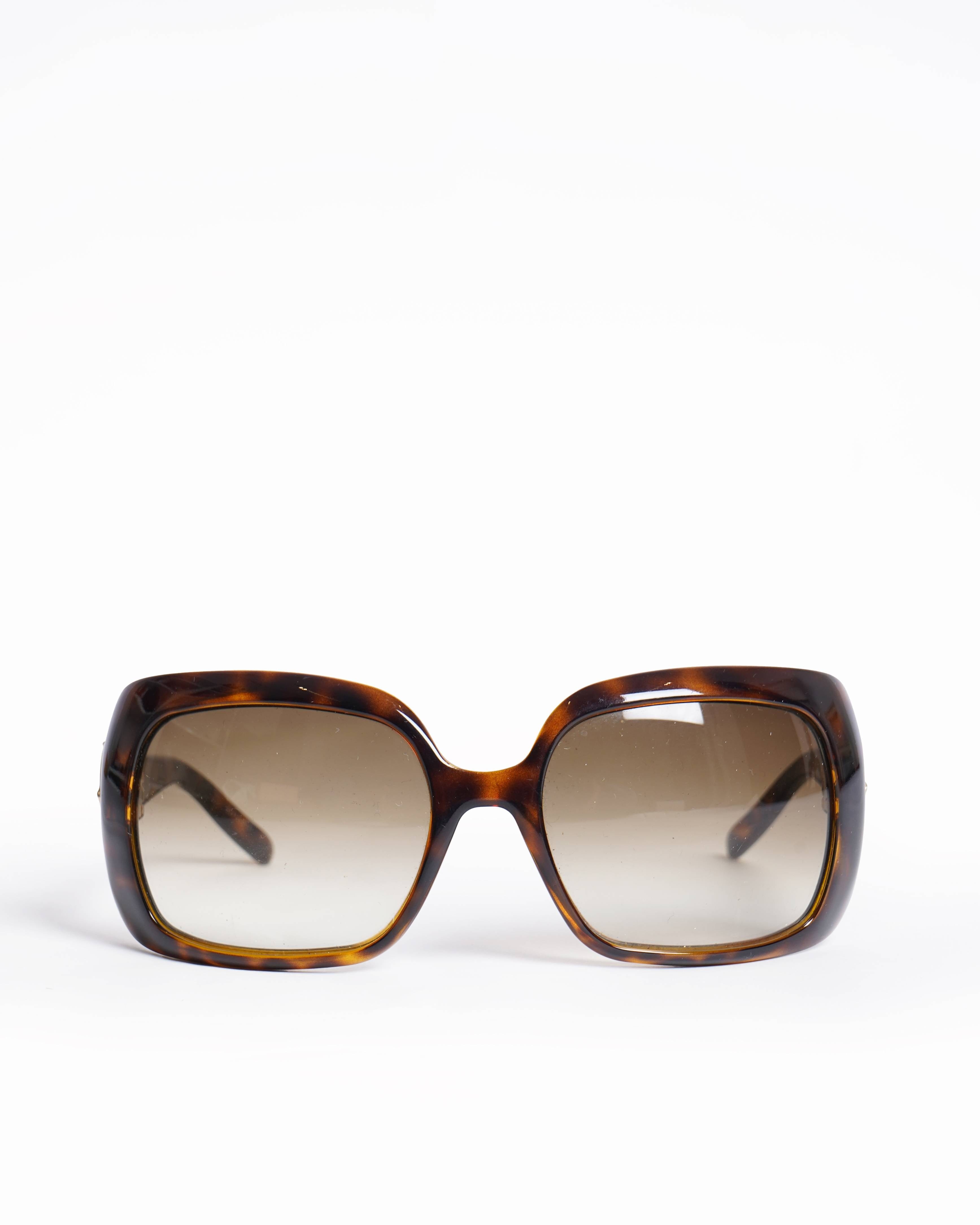Gucci Oversized Tortoiseshell Brown GG sunglasses