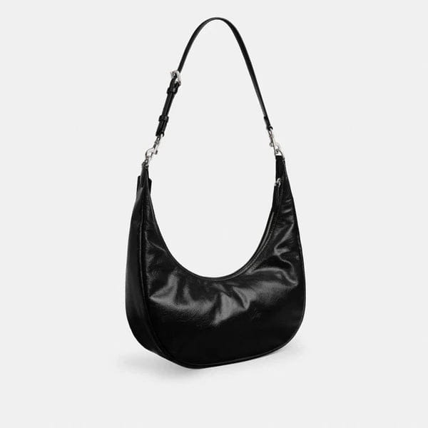 Coach Juliet Sling Bag Silver Black