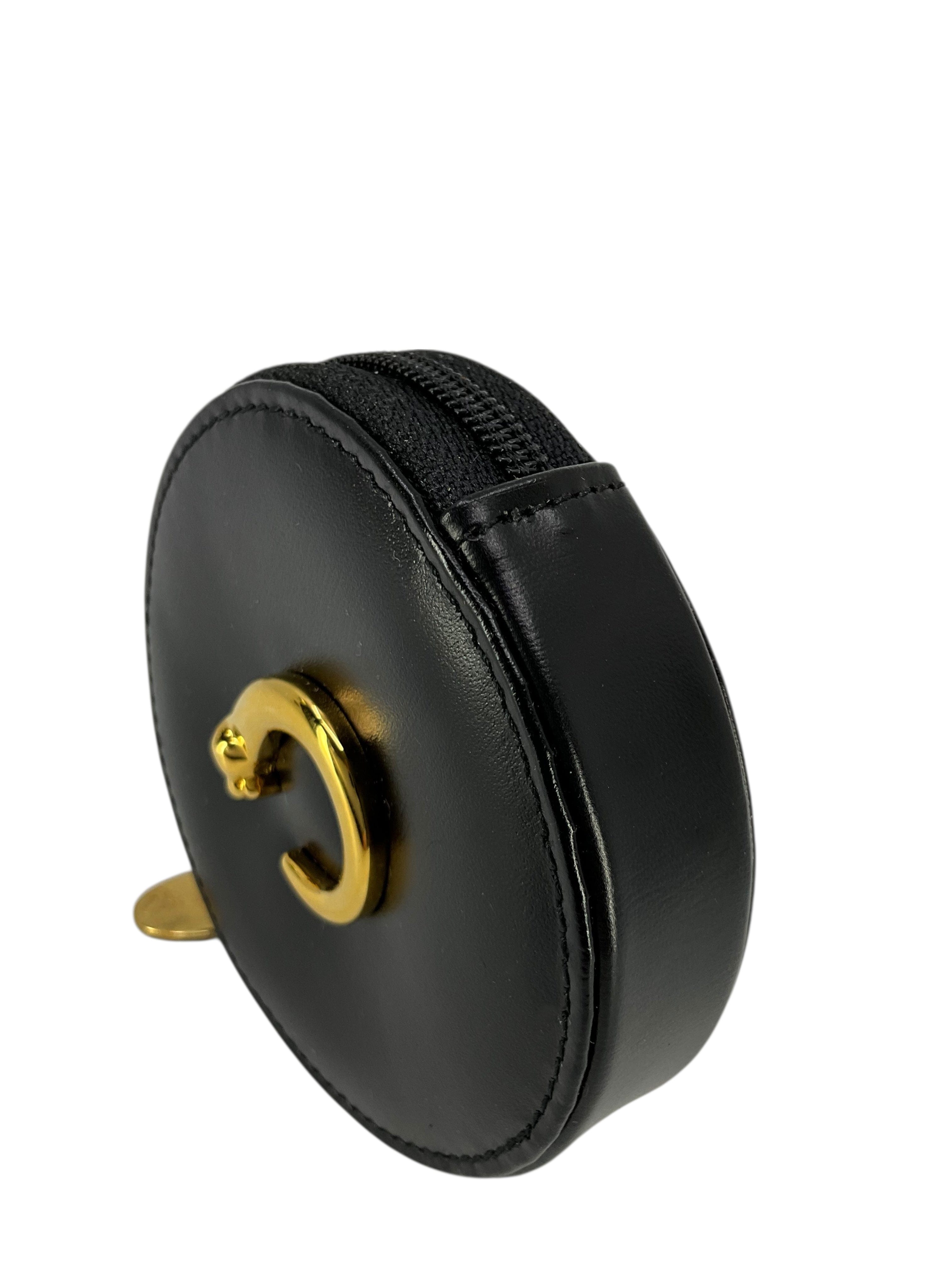 Cartier Vintage Panthere Round Coin Pouch