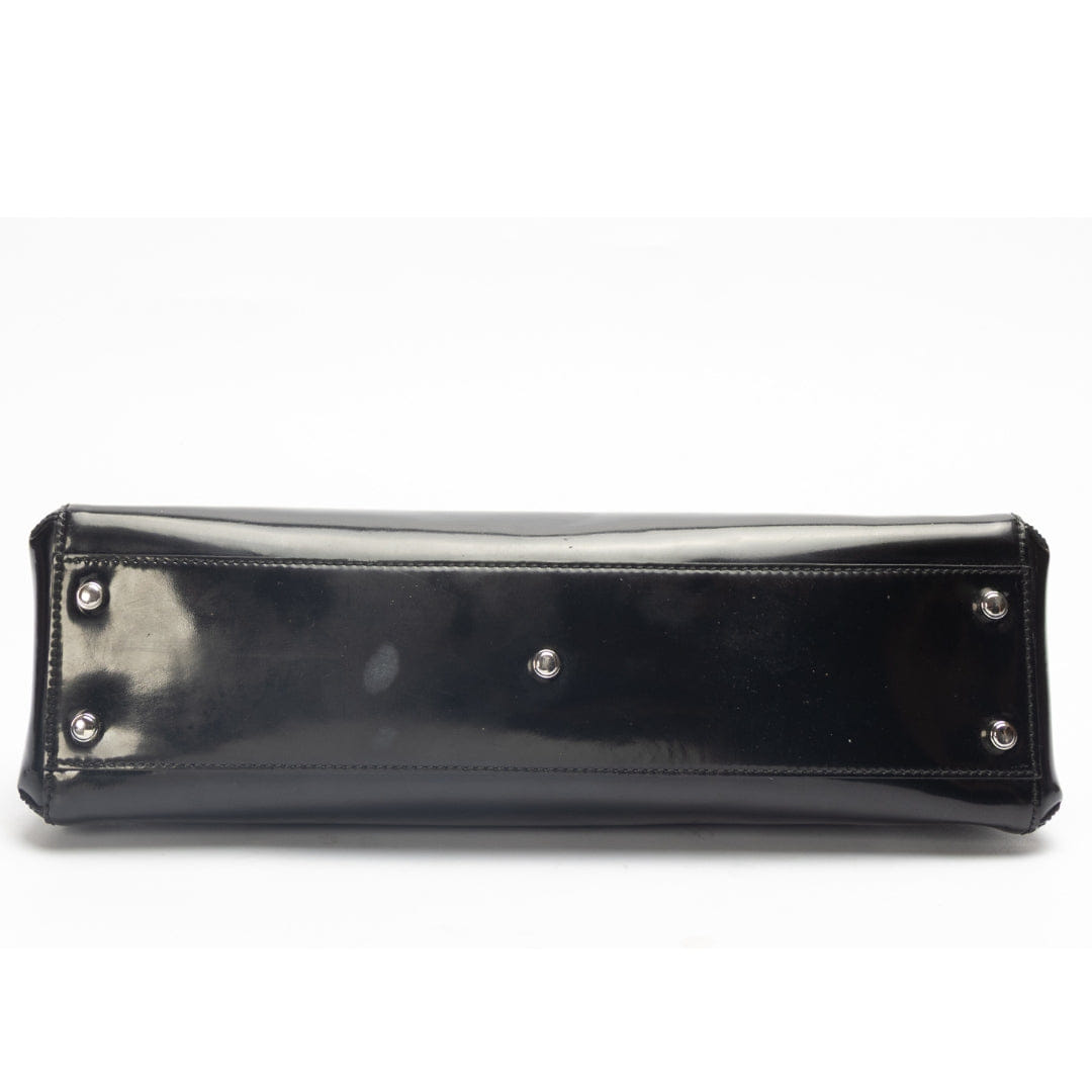 Cartier Black Patent Leather Marcello de Cartier Bag