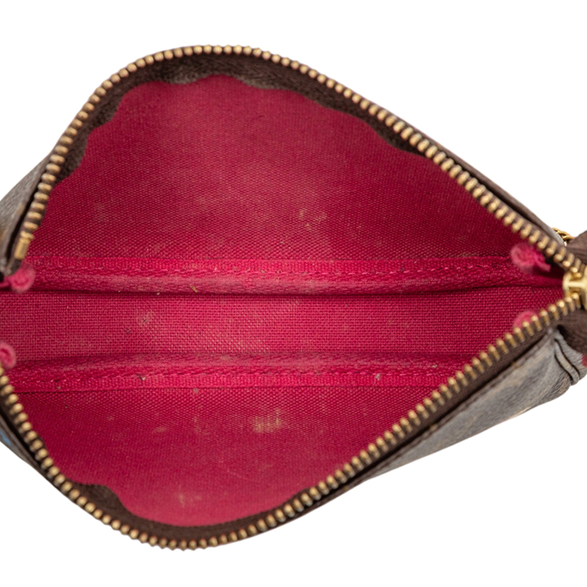 Louis Vuitton Monogram Vivienne Christmas Roller Coaster Mini Pochette Accessoires