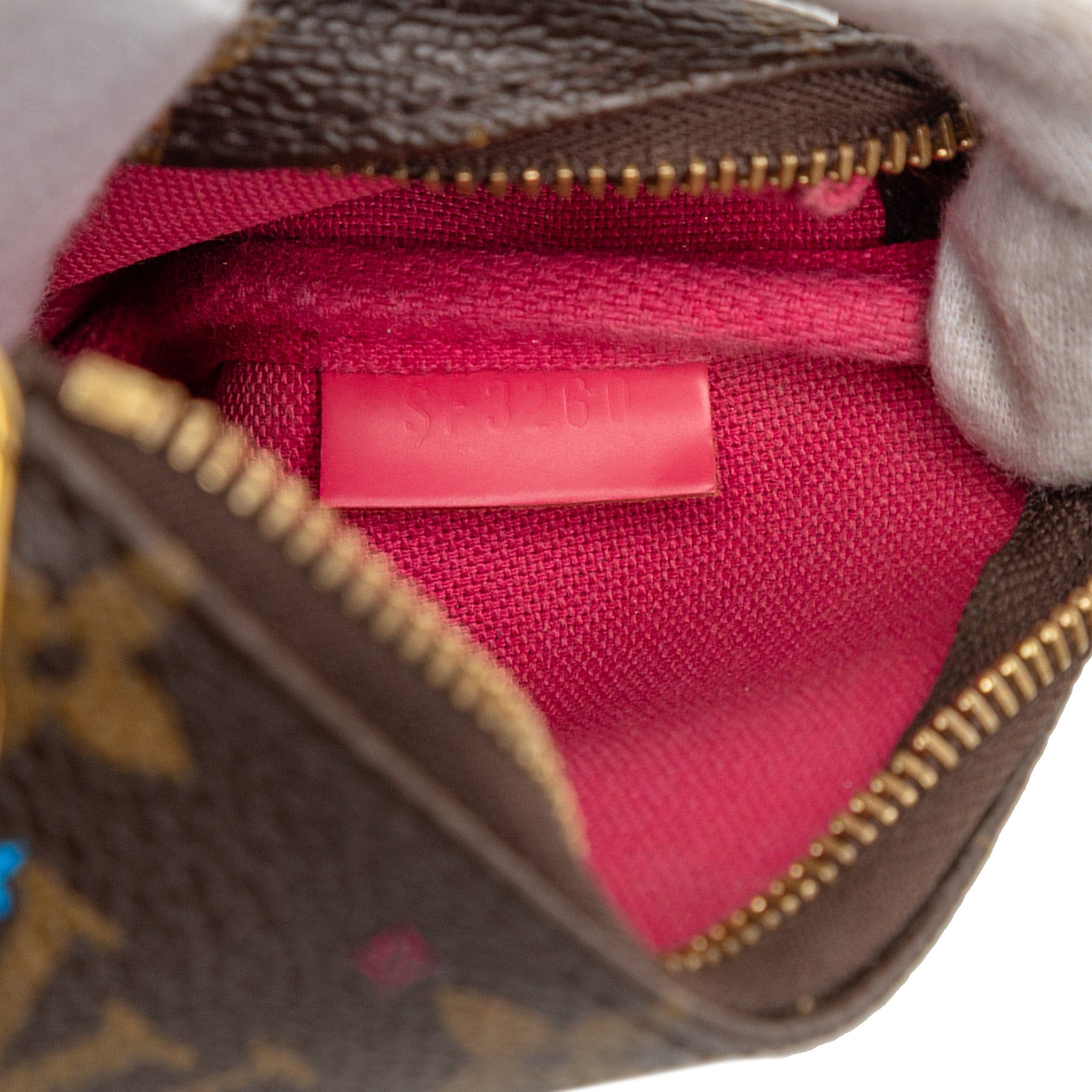 Louis Vuitton Monogram Vivienne Christmas Roller Coaster Mini Pochette Accessoires