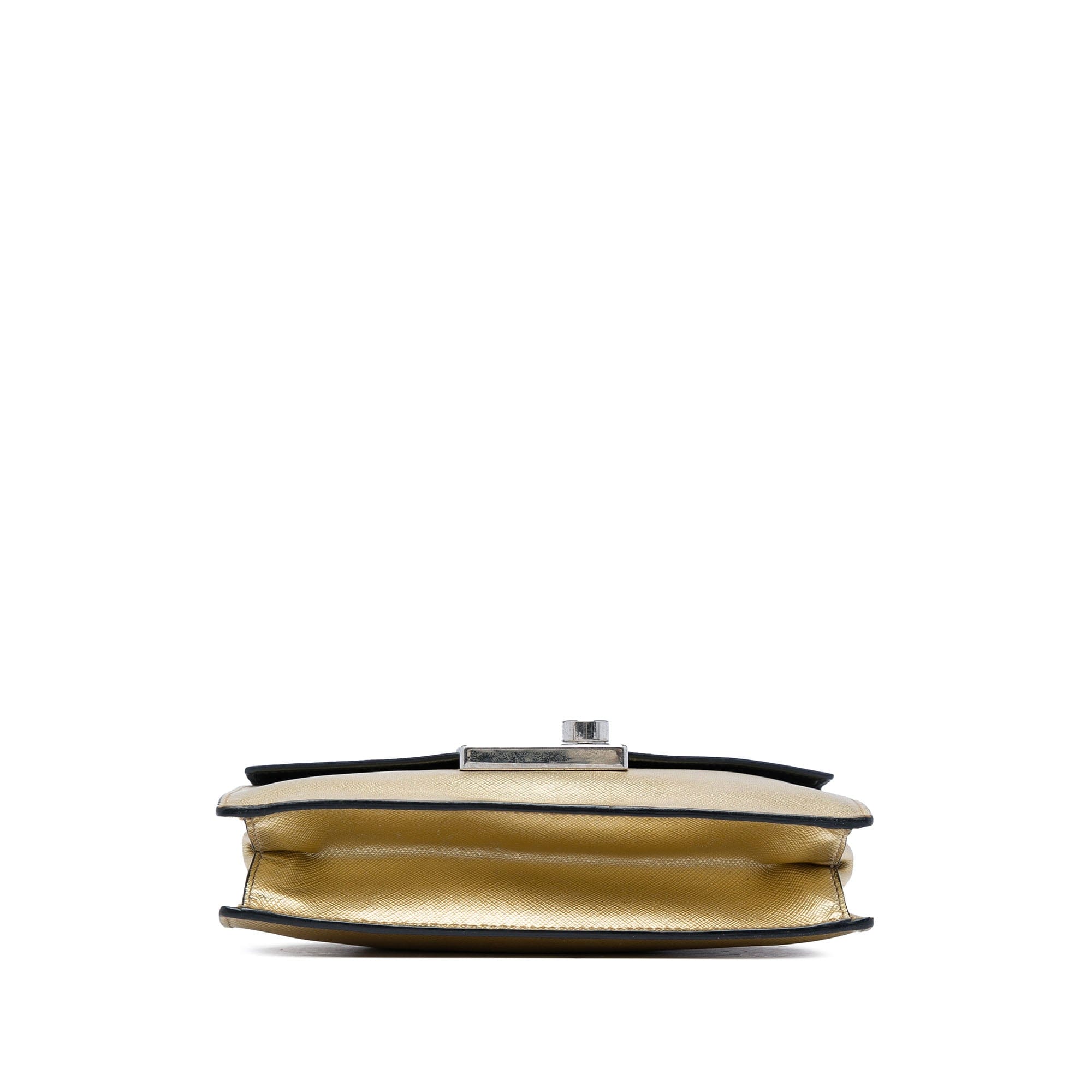 Prada Saffiano Sound Lock Satchel