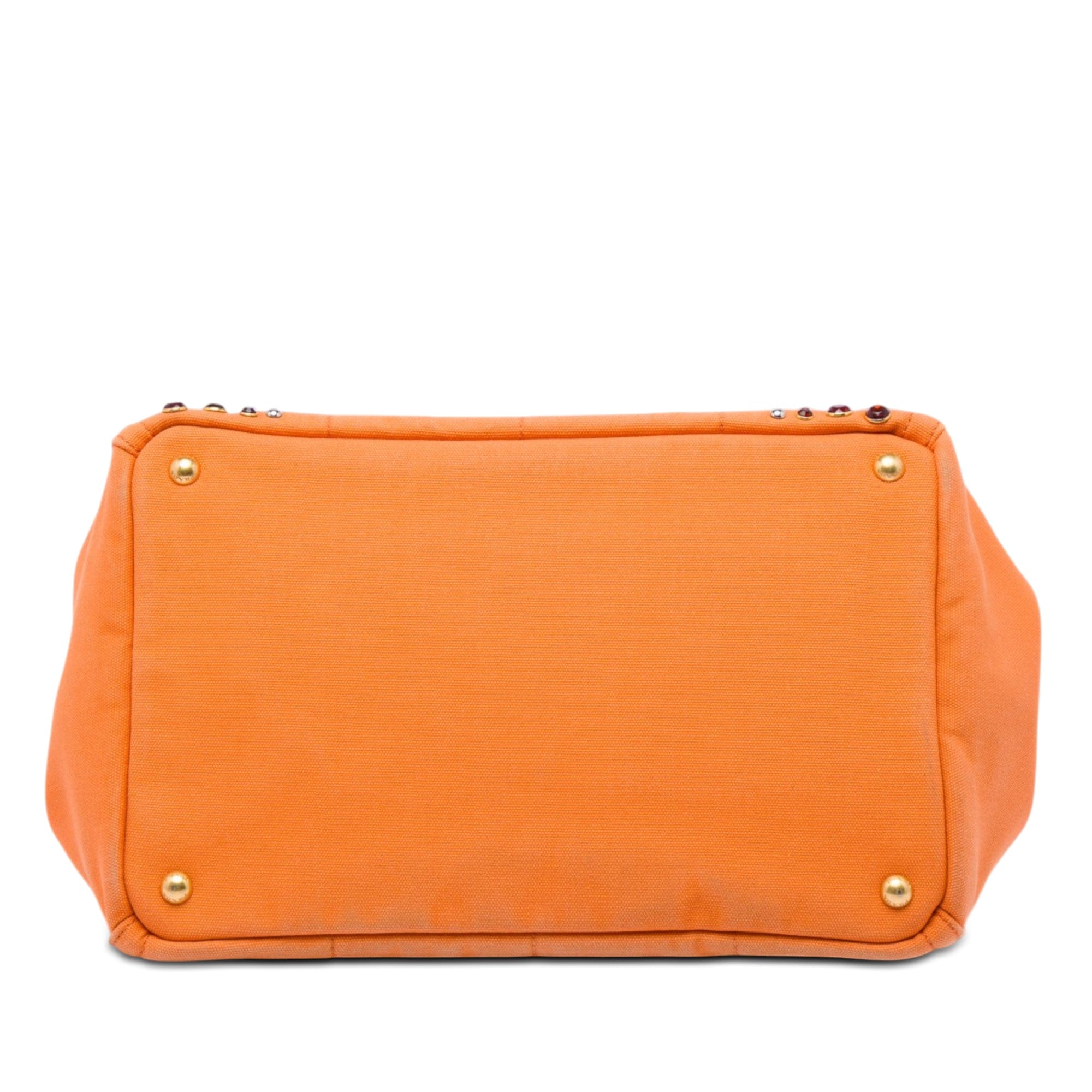 Prada Canvas Canapa Bijoux Satchel
