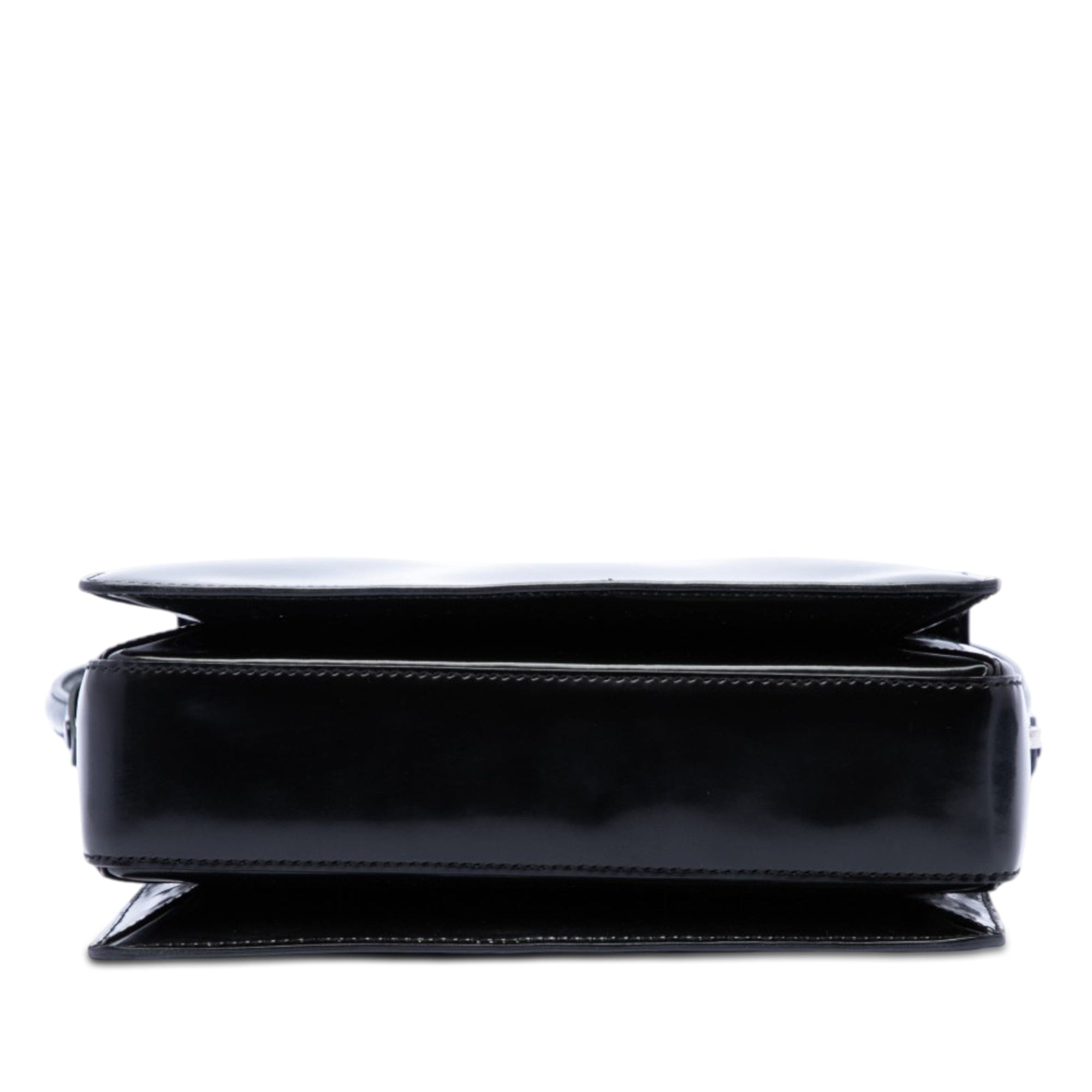 Prada Patent Leather Turnlock Satchel