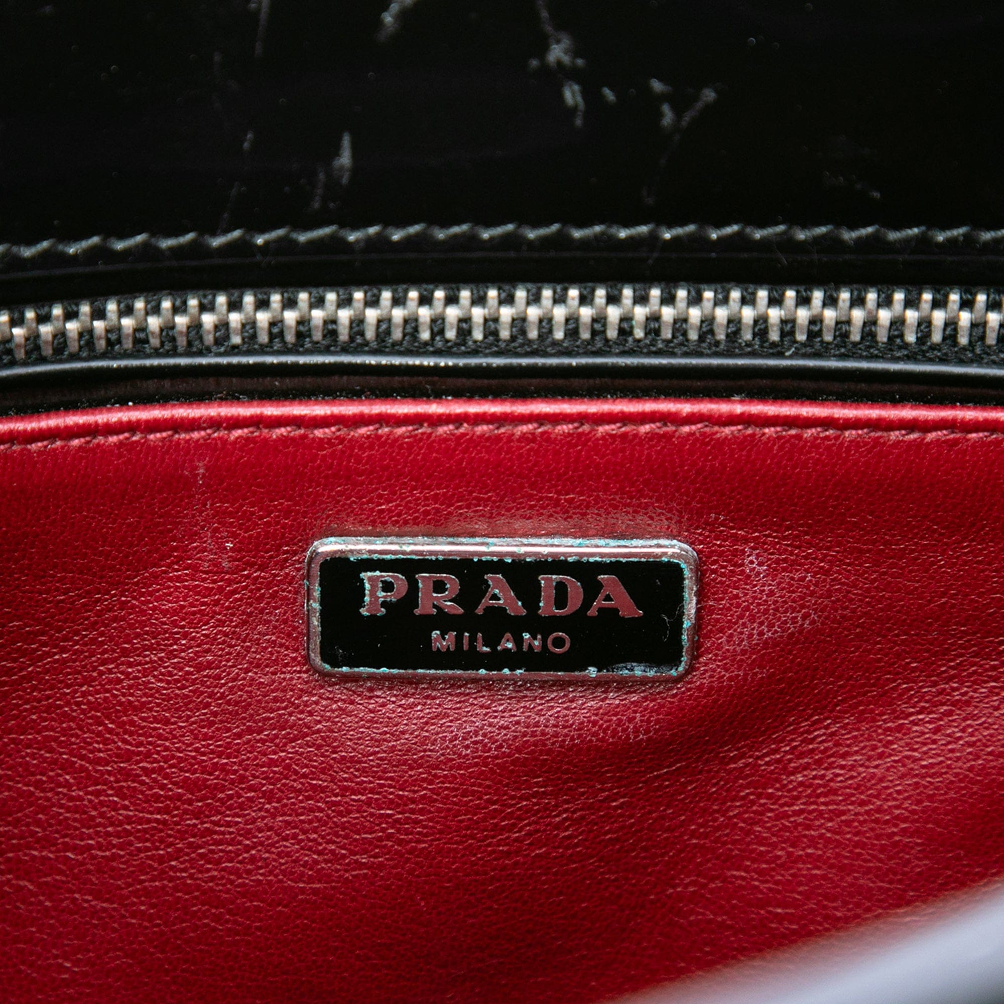 Prada Patent Leather Turnlock Satchel