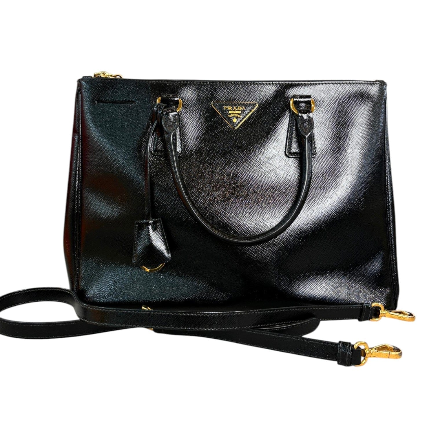 Prada Medium Black Saffiano Bag