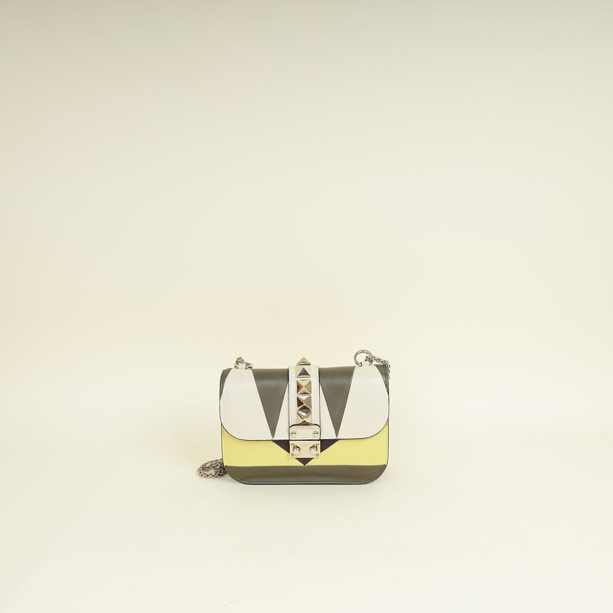 Valentino Multicolor Glam Lock Shoulder Bag