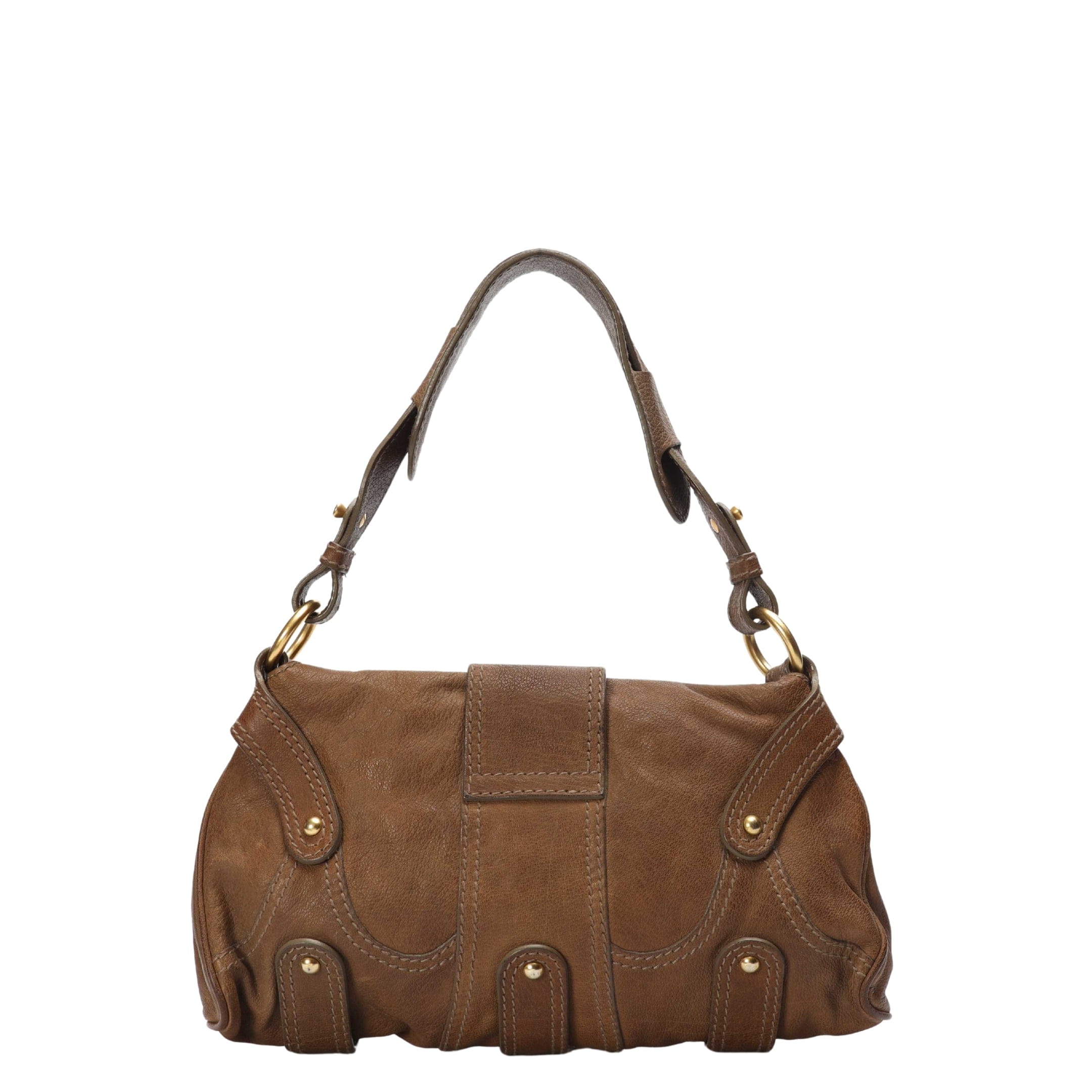 Valentino Catch Brown Shoulder Bag