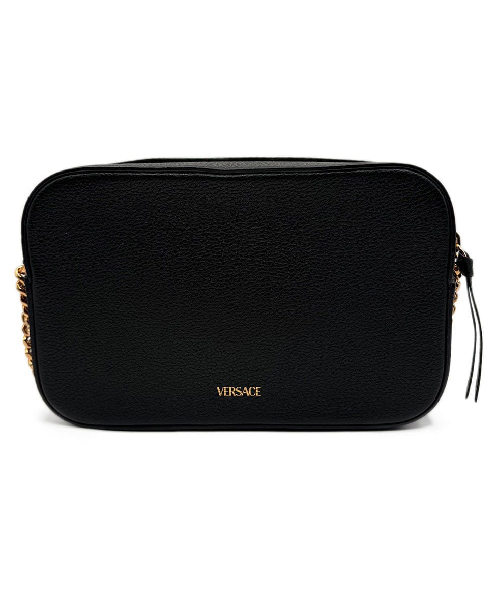 Versace Black Virtus V Small Camera Bag