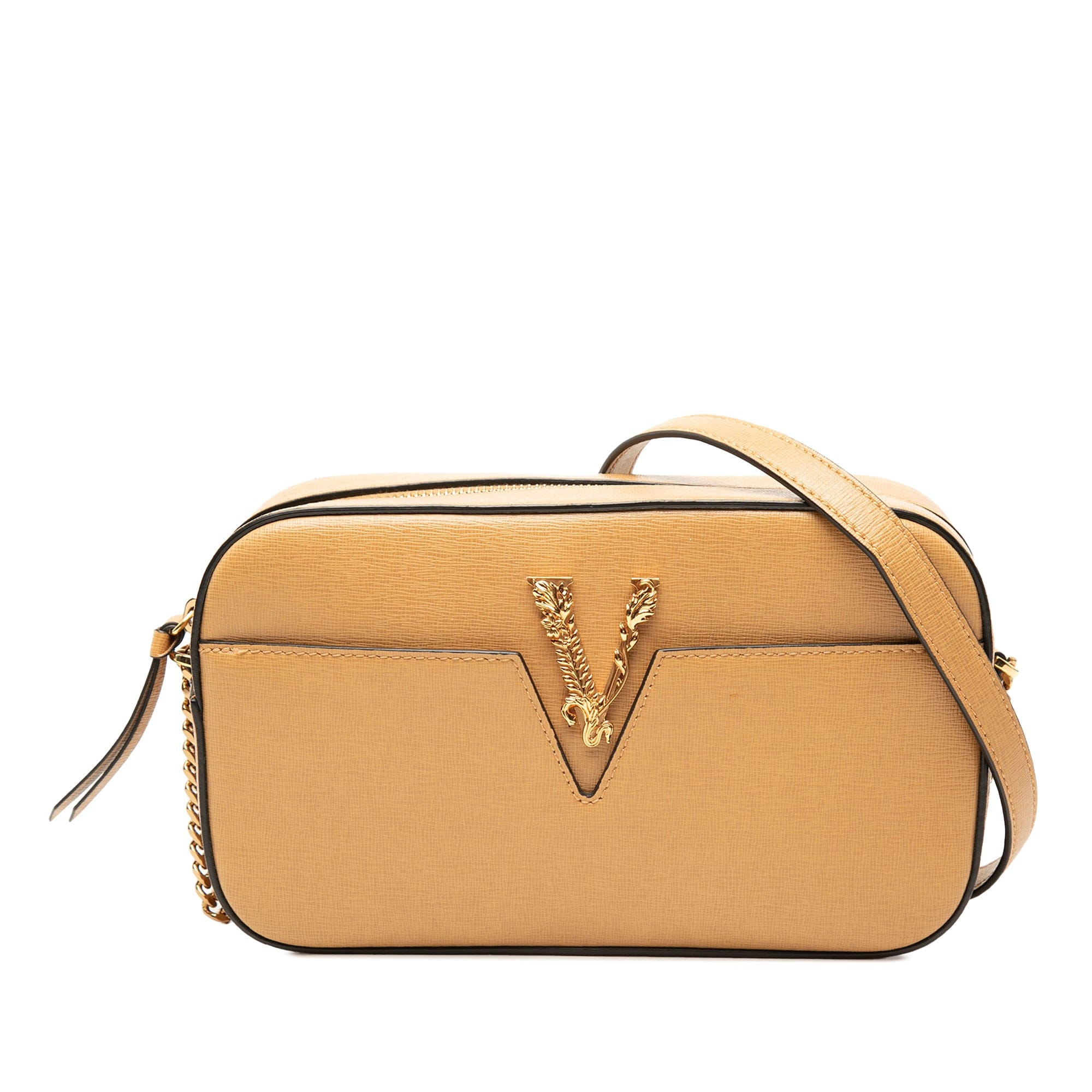 Versace Small Calfskin Virtus V Camera Bag