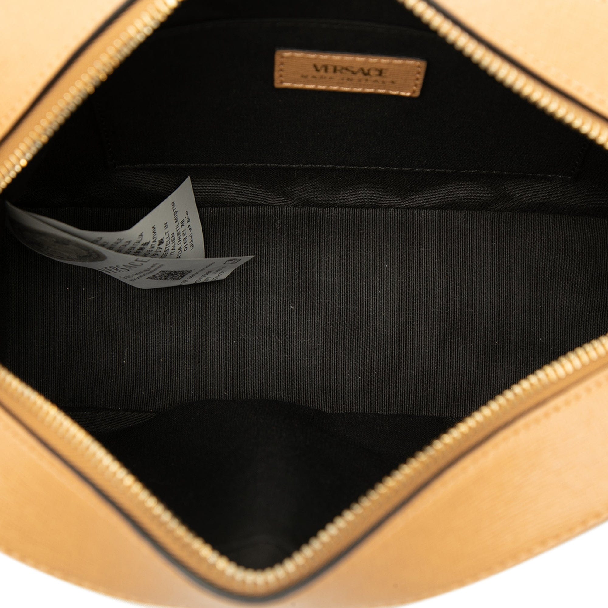 Versace Small Calfskin Virtus V Camera Bag