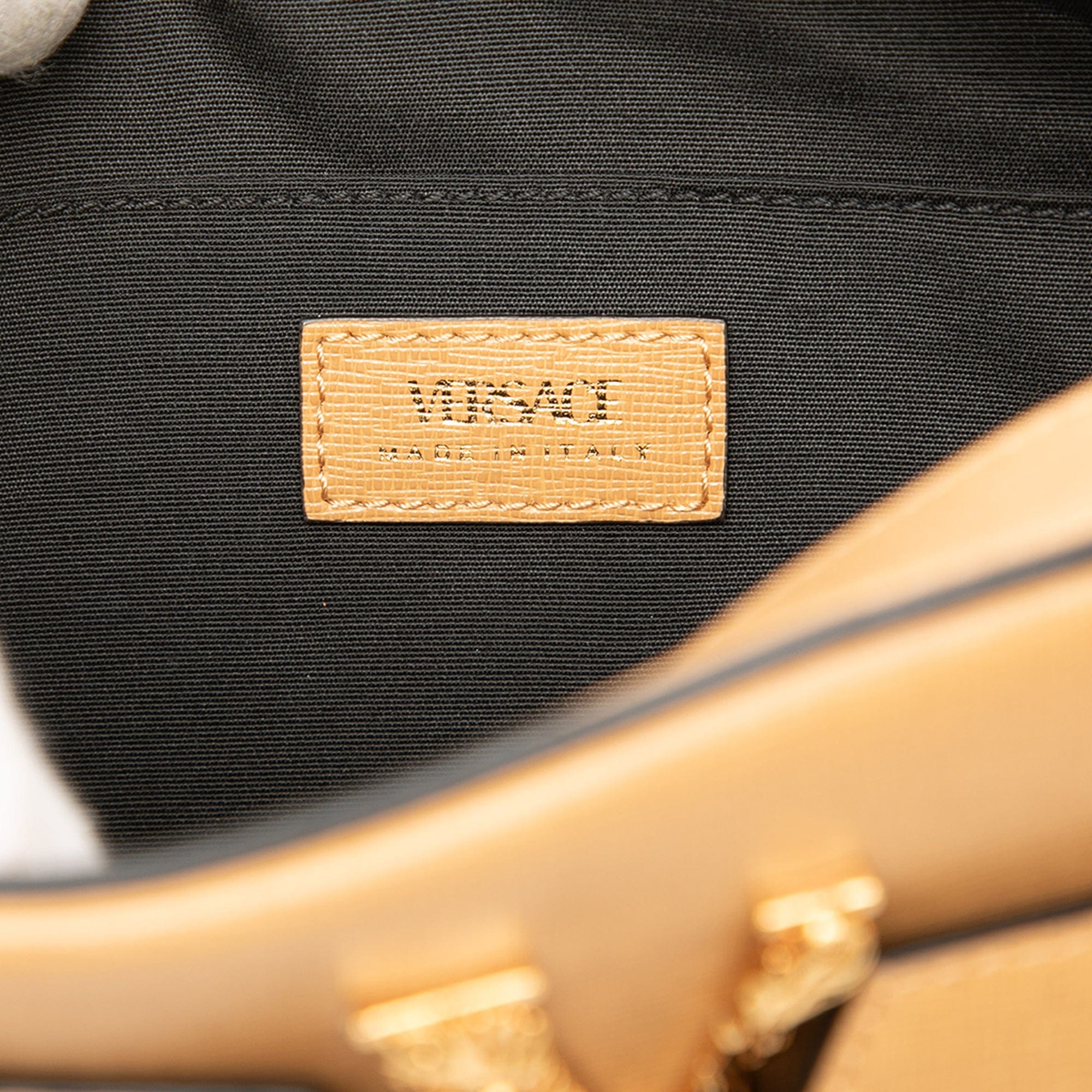 Versace Small Calfskin Virtus V Camera Bag
