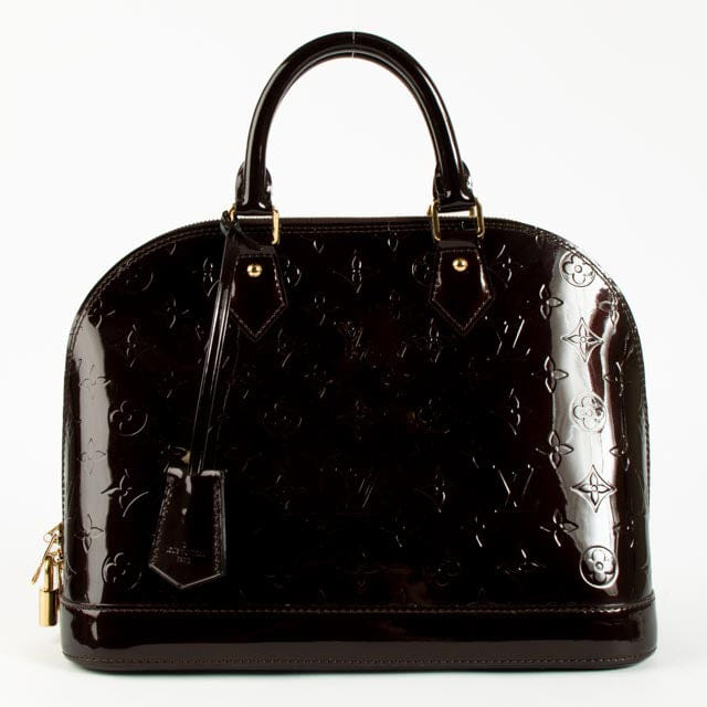 Louis Vuitton Amarante Monogram Vernis Alma PM Bag