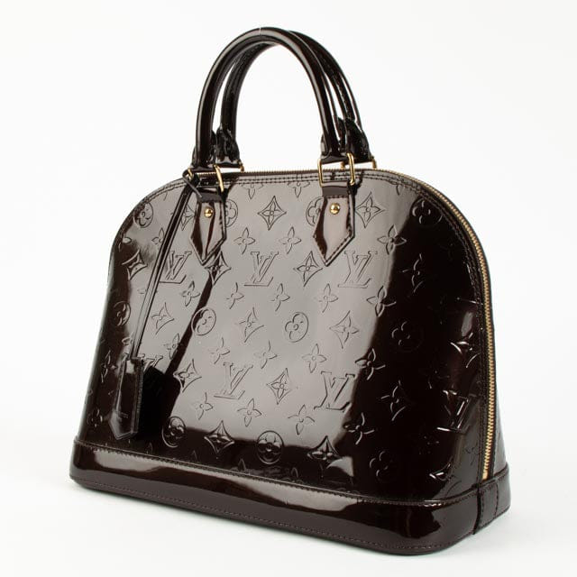 Louis Vuitton Amarante Monogram Vernis Alma PM Bag