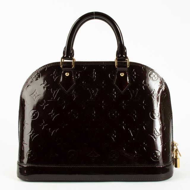 Louis Vuitton Amarante Monogram Vernis Alma PM Bag